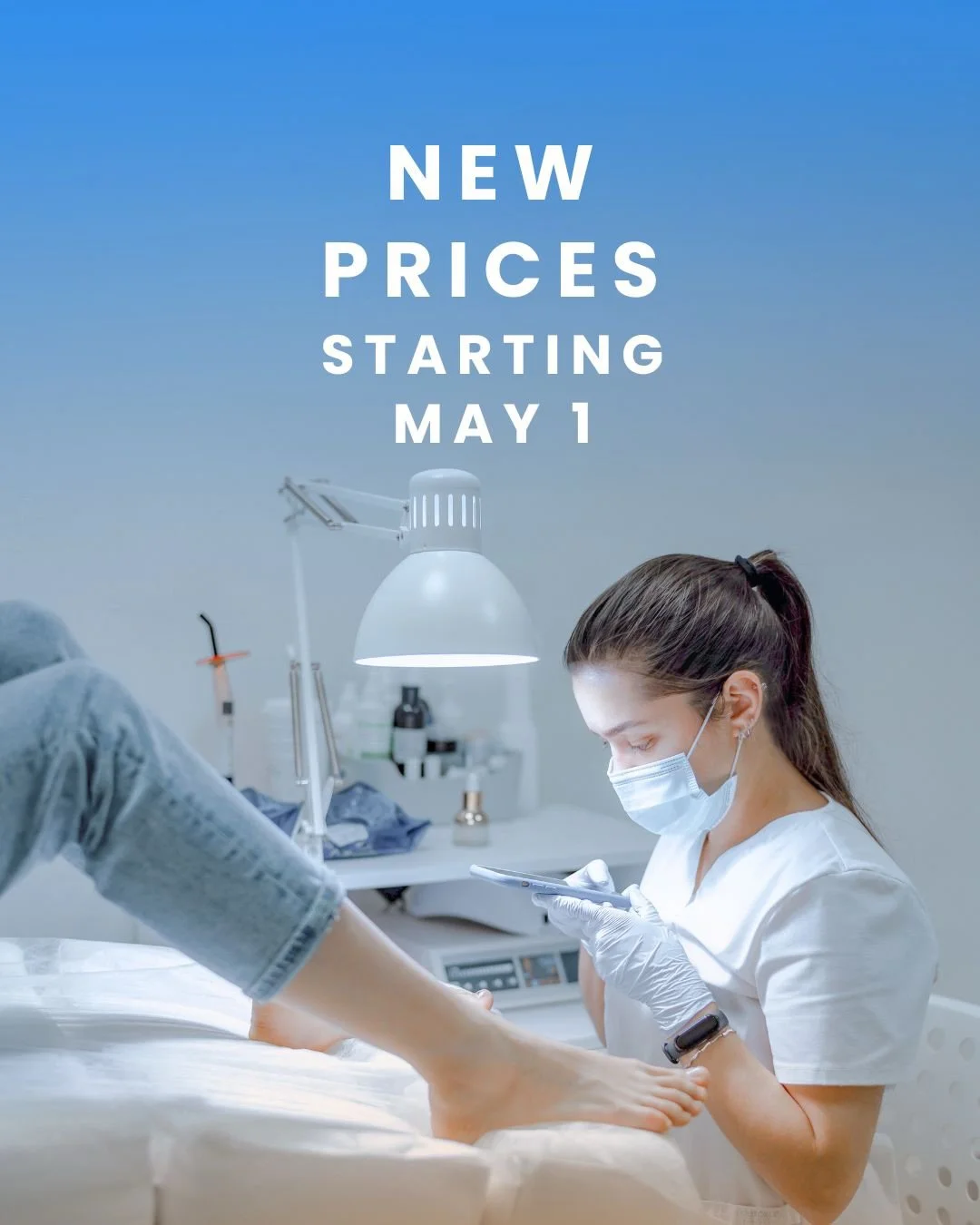 Beginning May 1, updated pricing will take effect.

We are committed to providing high-quality, safe, and professional care, and this update allows us to maintain that level of service.

Please note:
All existing appointments scheduled before May 1 w