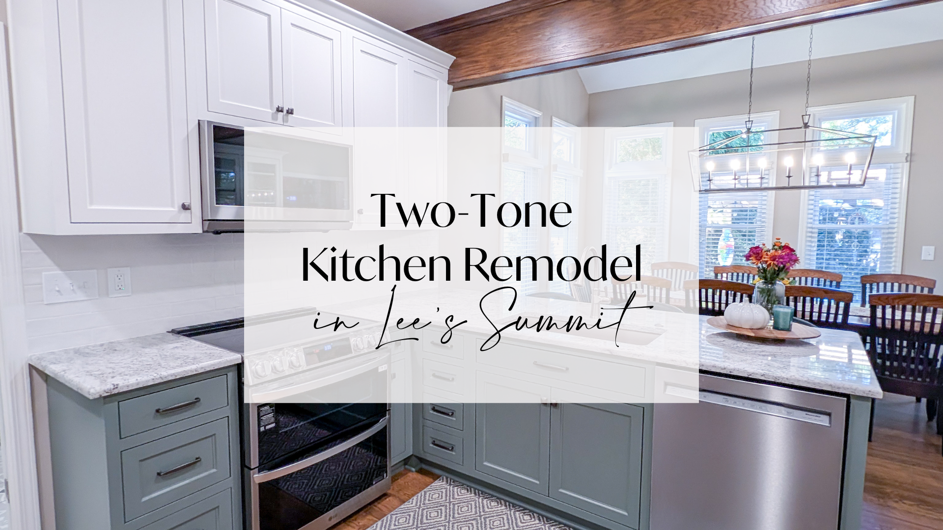 Two-Tone Kitchen, Laundry &amp; Bathroom Remodel