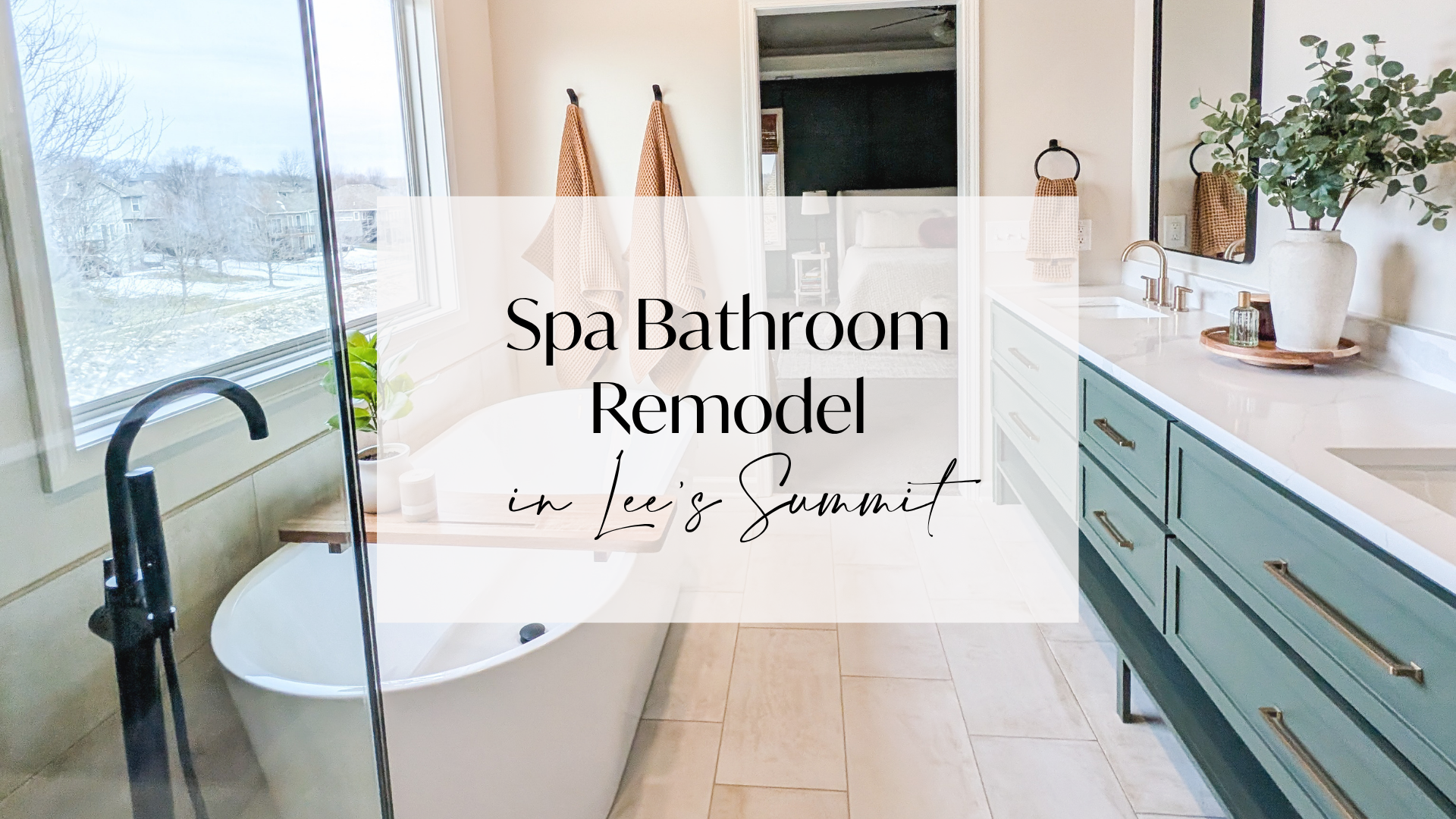 Lee’s Summit Spa Bathroom Remodel: Before &amp; After