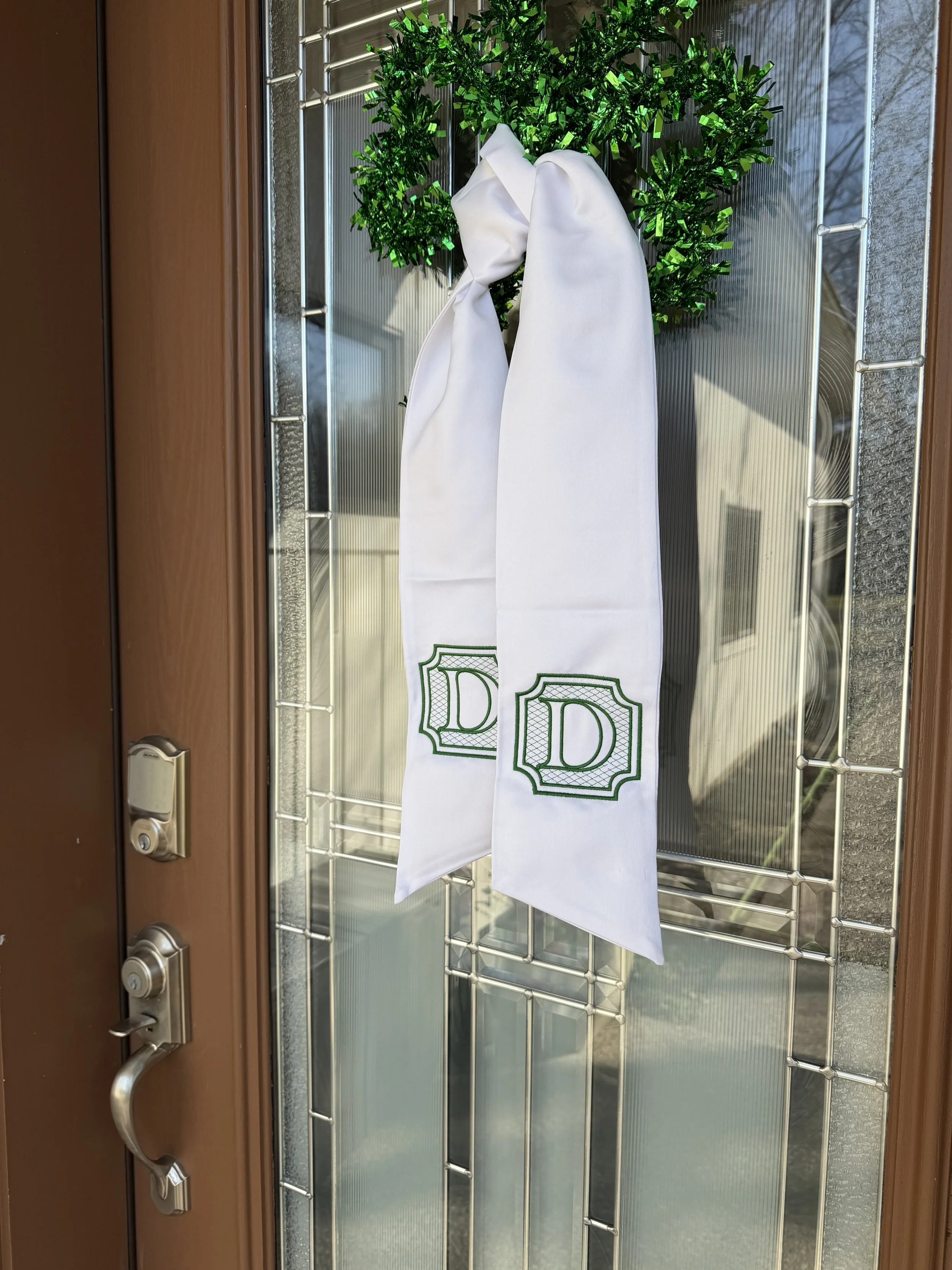 Personalized Satin Door Sash