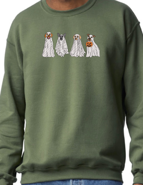 Dog Ghost Sweatshirt
