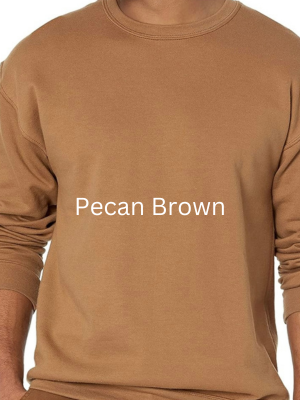 Pecan Brown Crewneck Sweatshirt.png