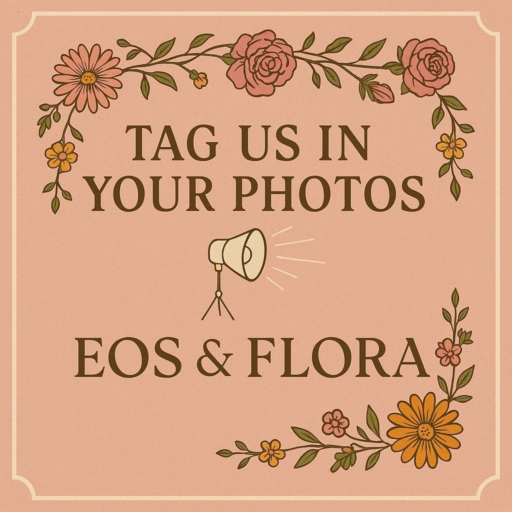 💚 WE NEED YOUR HELP 💚

We have big dreams for our small workshop and this amazing business but we need your help to get us to the next level.

When you follow, share, &amp; post pics of your Eos &amp; Flora items (and tag us!), you&rsquo;re helping