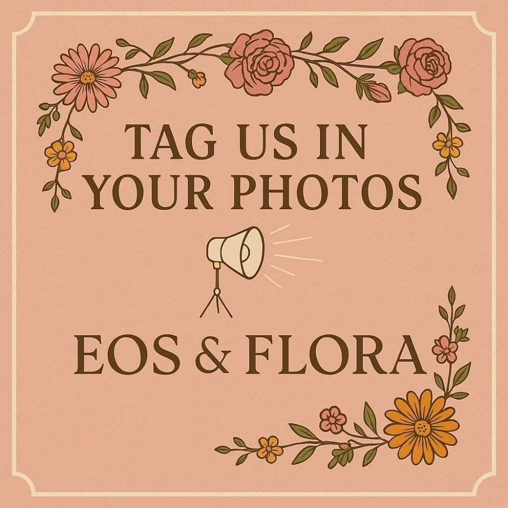 💕 We love seeing our pieces out in the wild. 💕
Tag us in your photos and you might just end up in our next spotlight! 👀🤩

#ootd #smallbusiness #eosandflora #share #embroidery