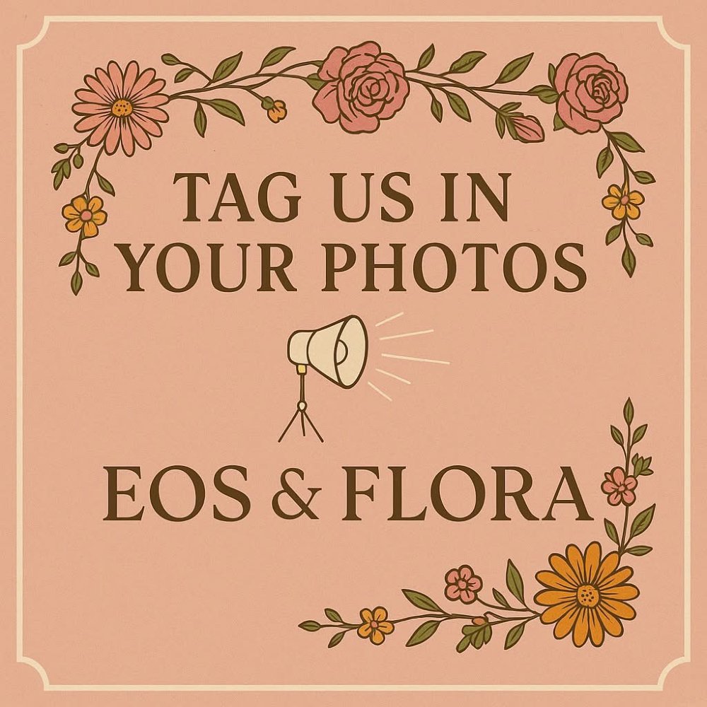 💕 We love seeing our pieces out in the wild. 💕
Tag us in your photos and you might just end up in our next spotlight! 👀🤩

#ootd #smallbusiness #eosandflora #share #embroidery