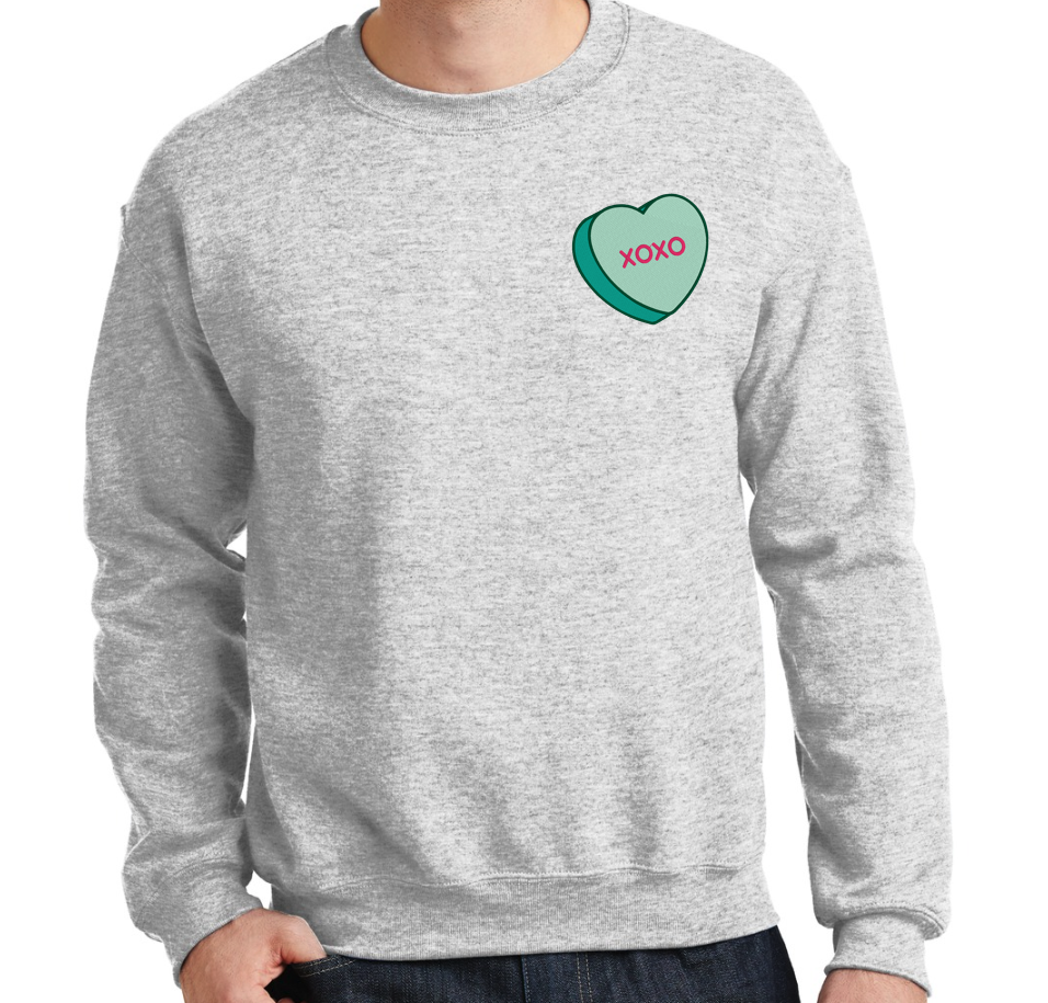 XOXO Candy Heart Sweatshirt