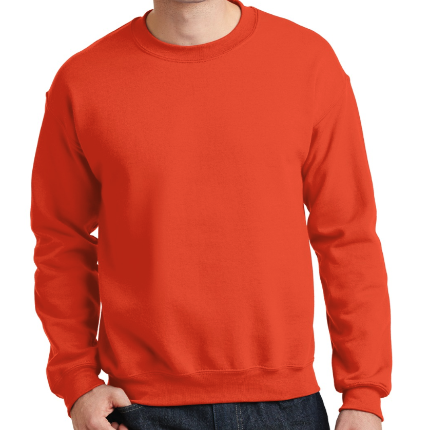 Orange Crewneck Sweatshirt (Copy)