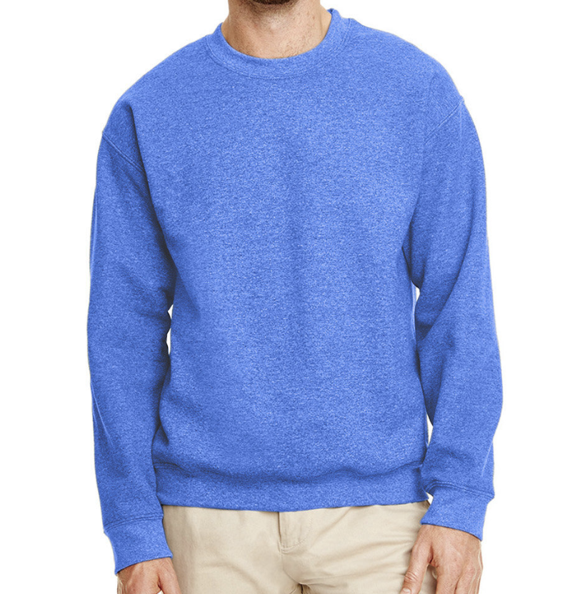Heather Royal Blue Crewneck Sweatshirt.png