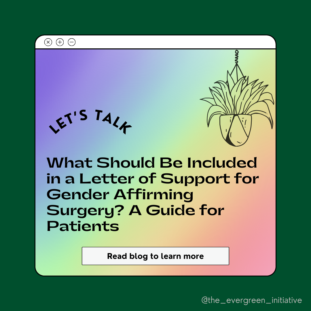 What Should Be Included in a Letter of Support for Gender Affirming Surgery? A Guide for Patients