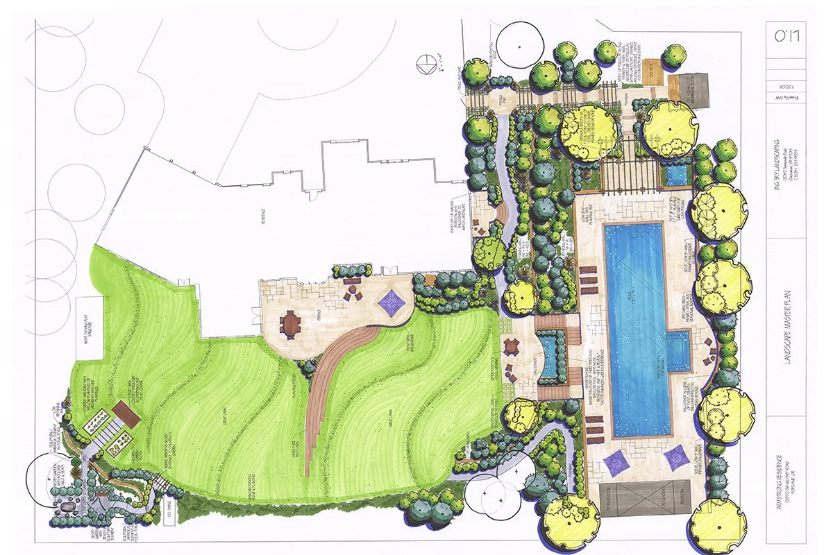 West Linn Landscape Design Armstrong Home