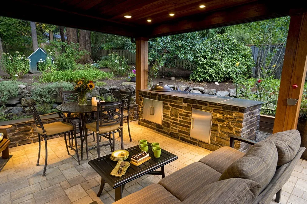 happy valley outdoor with garden