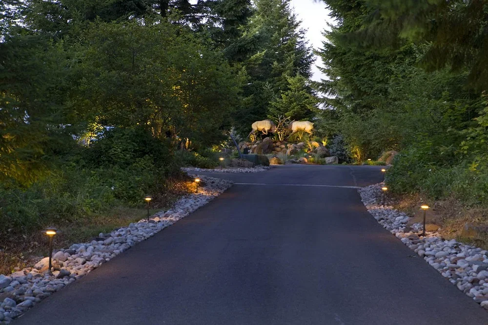 lake oswego outdoor lighting driveway