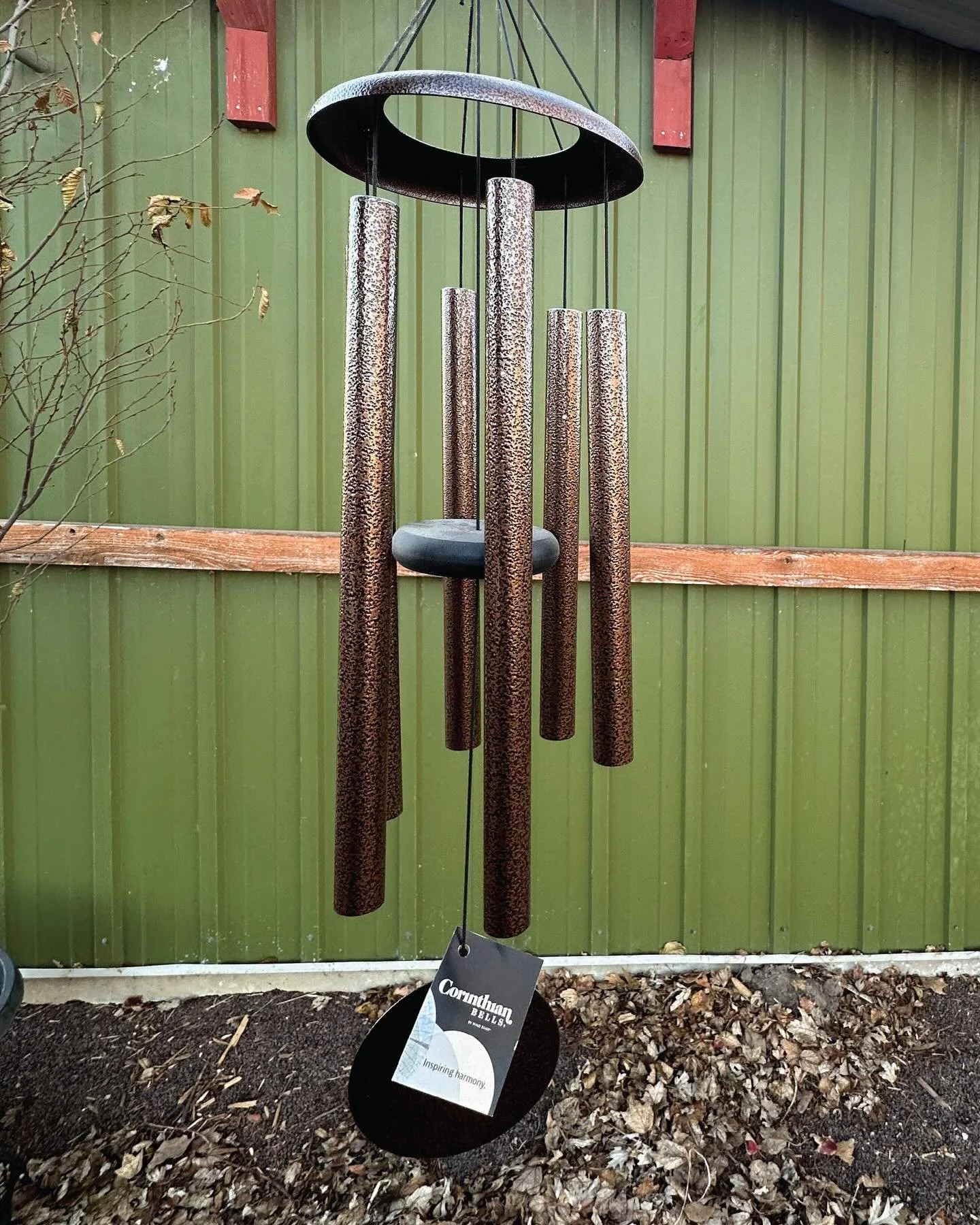 A windchime can be a great way to add some magic to your outdoor spaces during these cold weather months. Our windchimes are from Corinthian Bells by Wind River. These beautiful hand tuned wind chimes are crafted in Virginia.&nbsp;

We have a variety