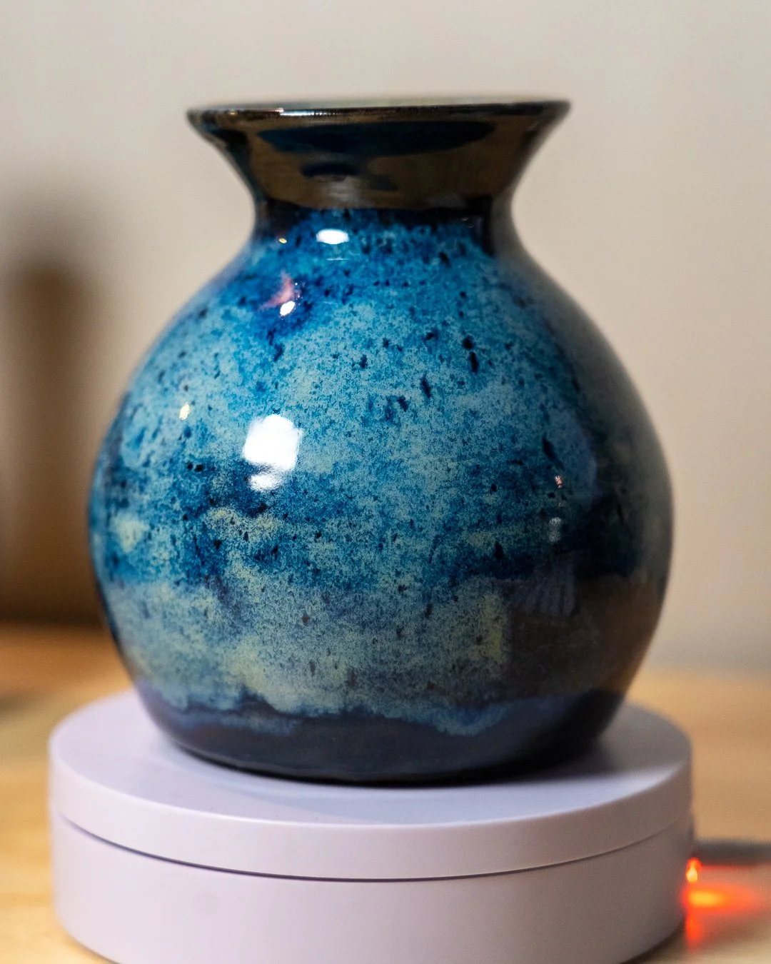 Wide Sculptural Vase