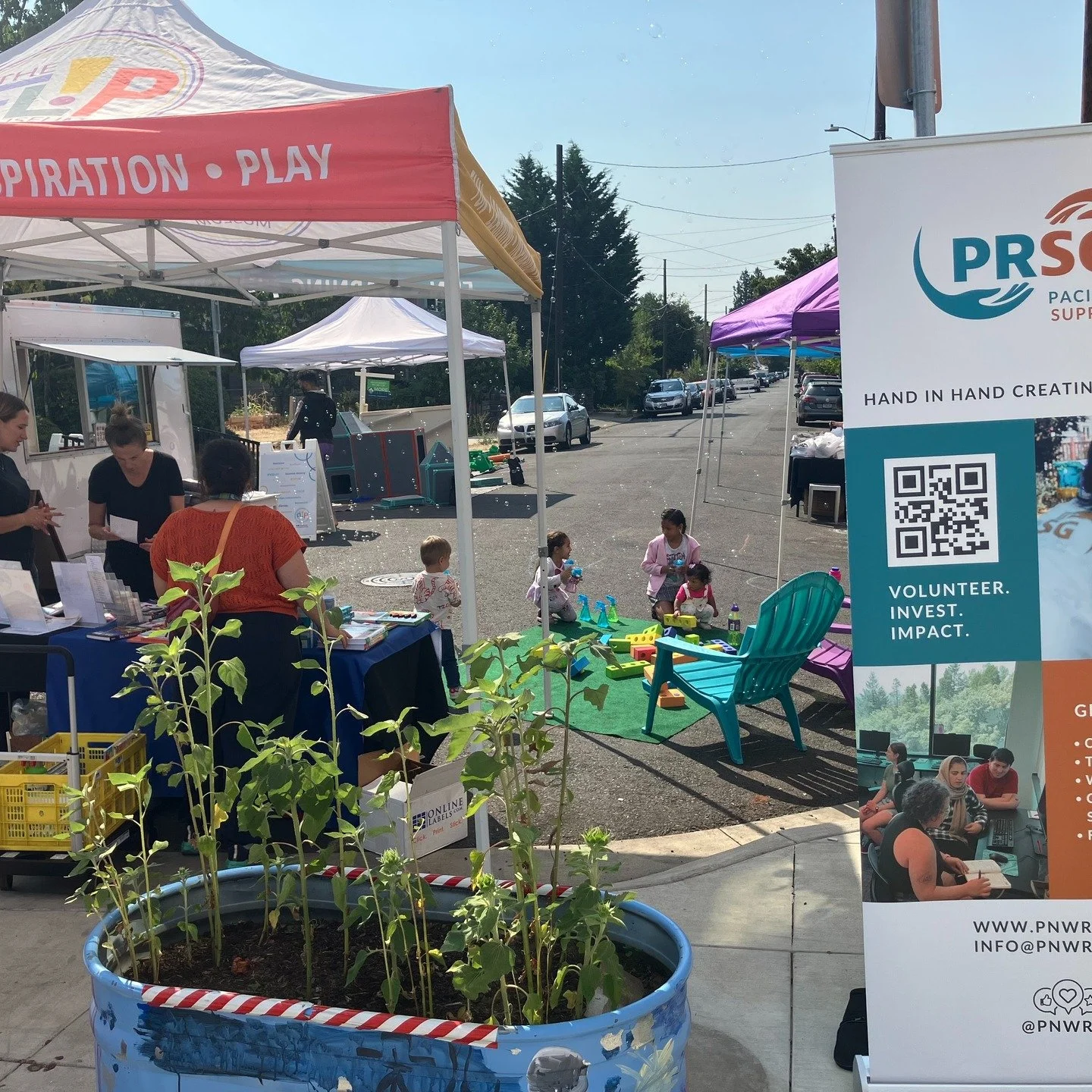 Three Family Wellness Fairs ✔️ Nearly 100 families supported 💛 Endless connection + joy ✨

From school supplies + care bags to popcorn + snow cones, these fairs brought families and neighbors together in the best way. 🌻

Grateful for our incredible