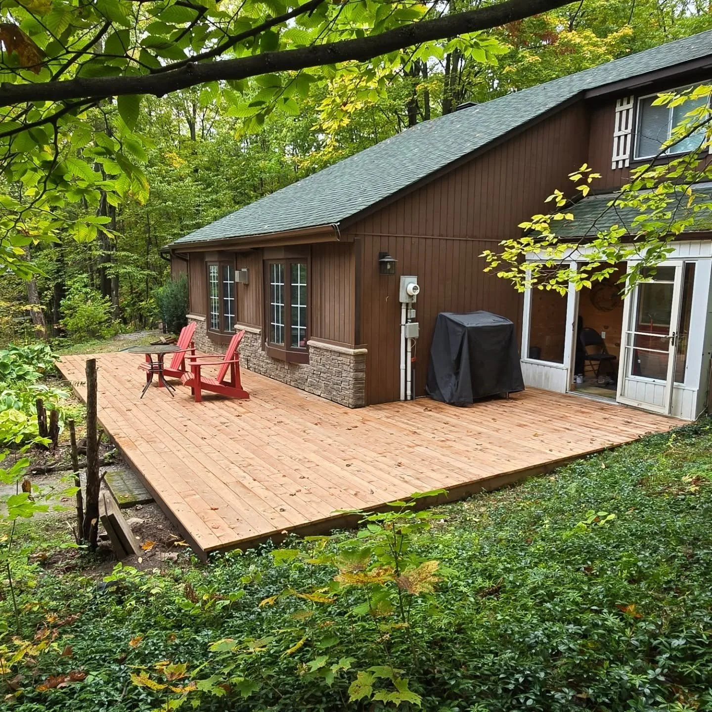 Another happy customer! Almost 500sqft deck using #tuffblock