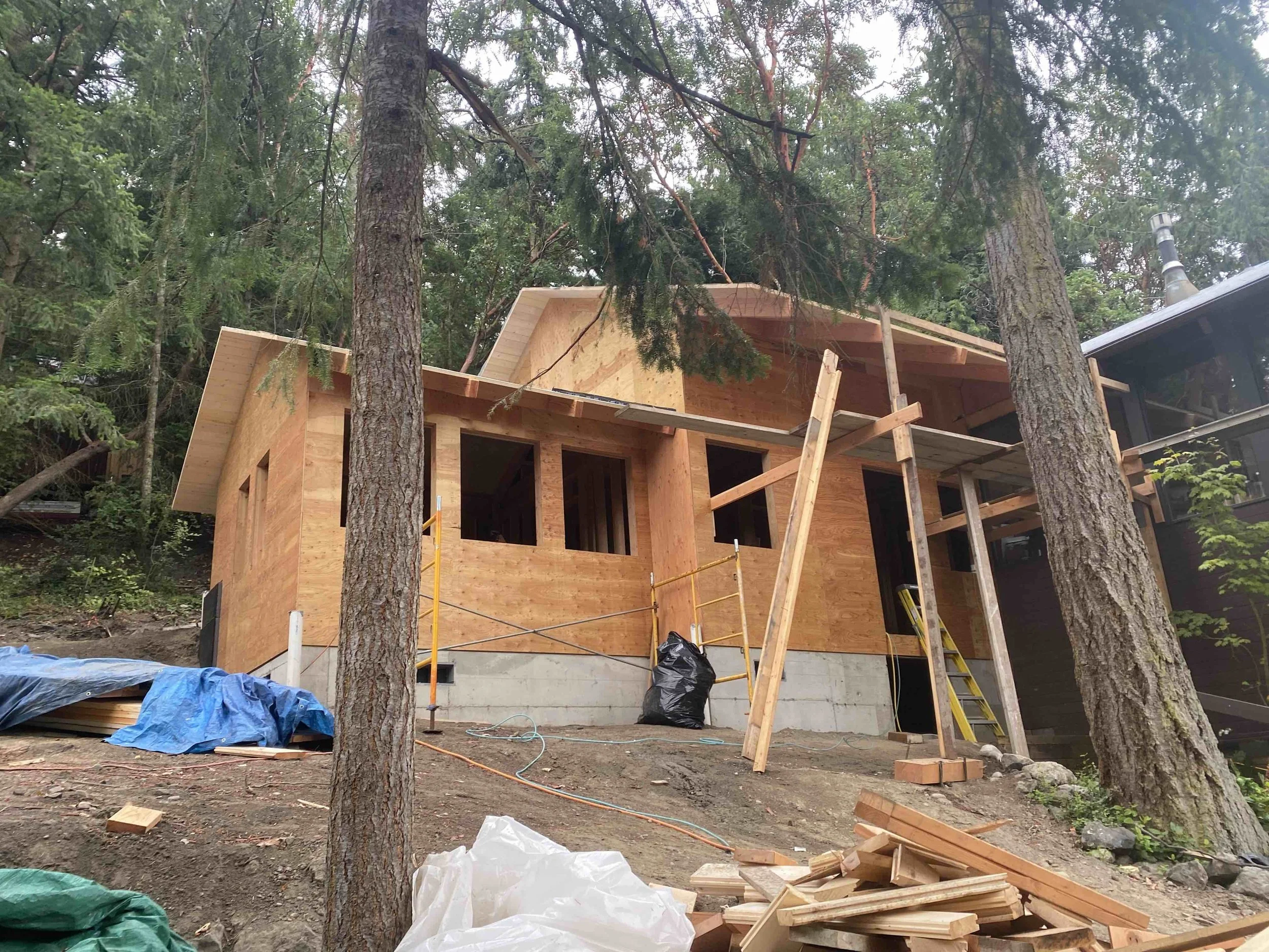 Whole house remodel and addition for high end luxury home Port Townsend