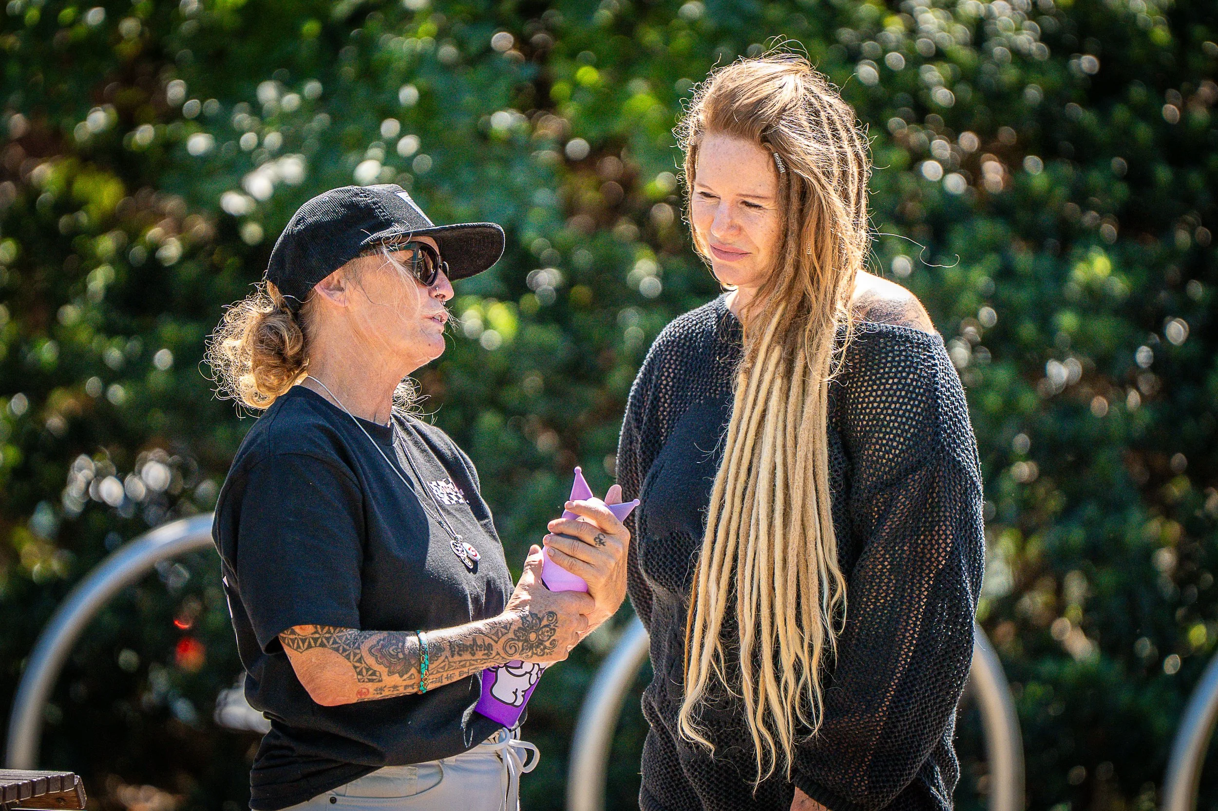 Kaz and Kelli @giggabell. Photo by Zoe Hyland @misc._media.