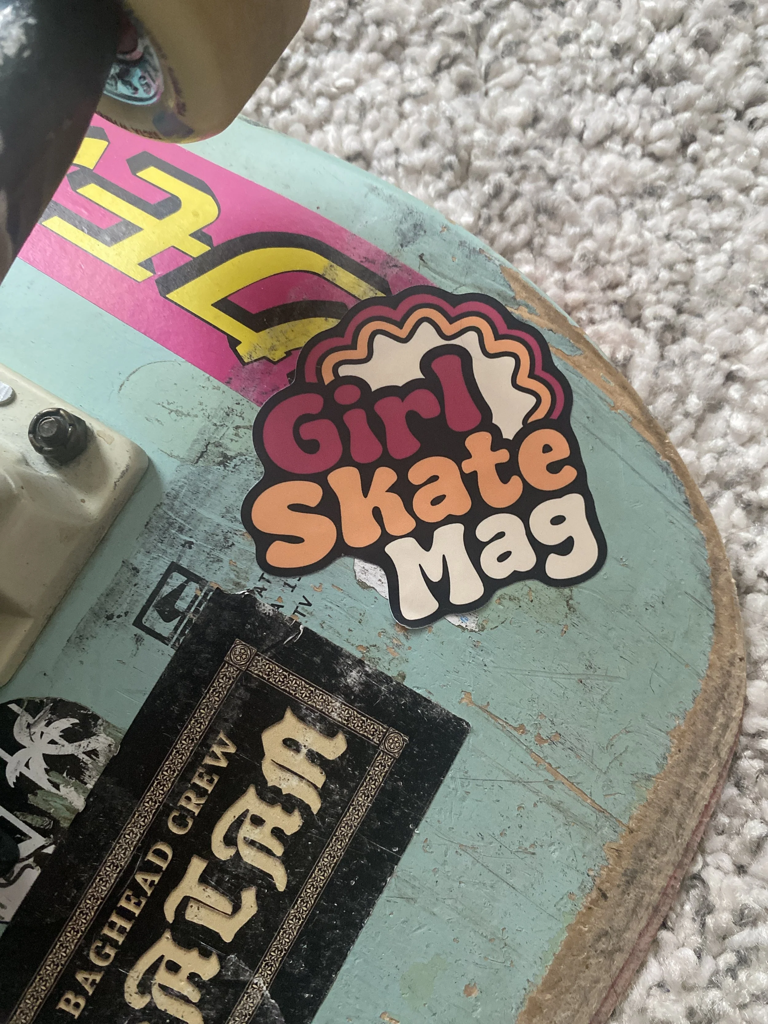 Girl Skate Mag Sticker