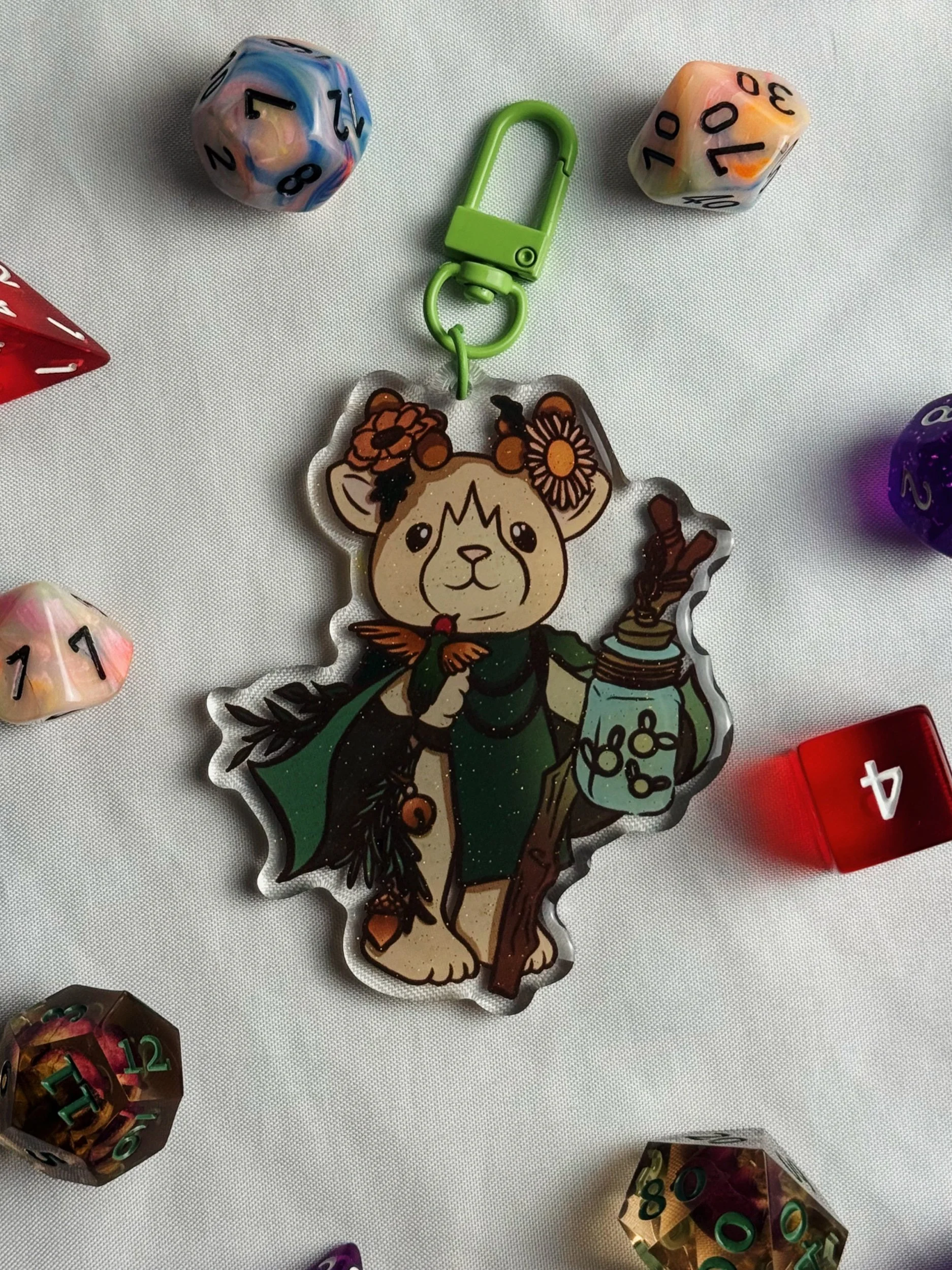 Druid Deer Keychain