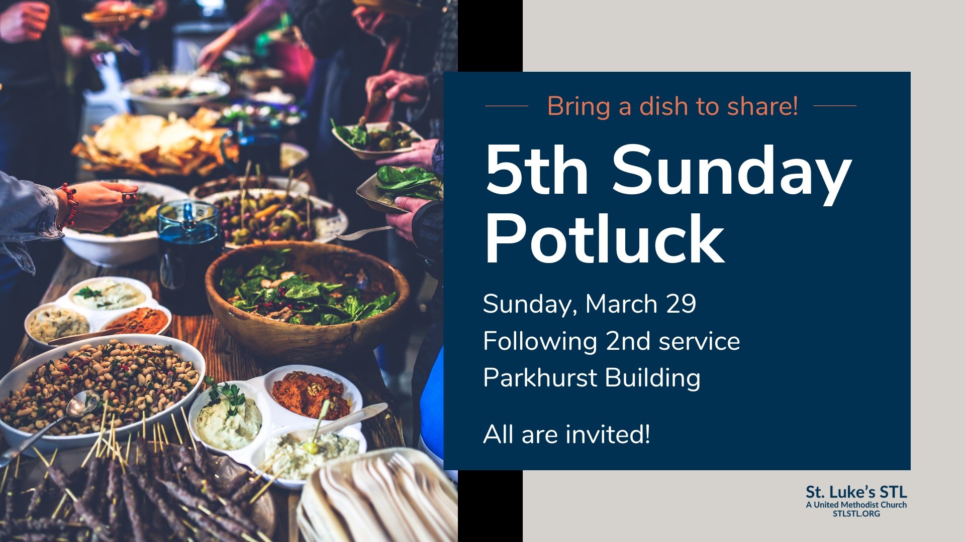 5th Sunday Potluck