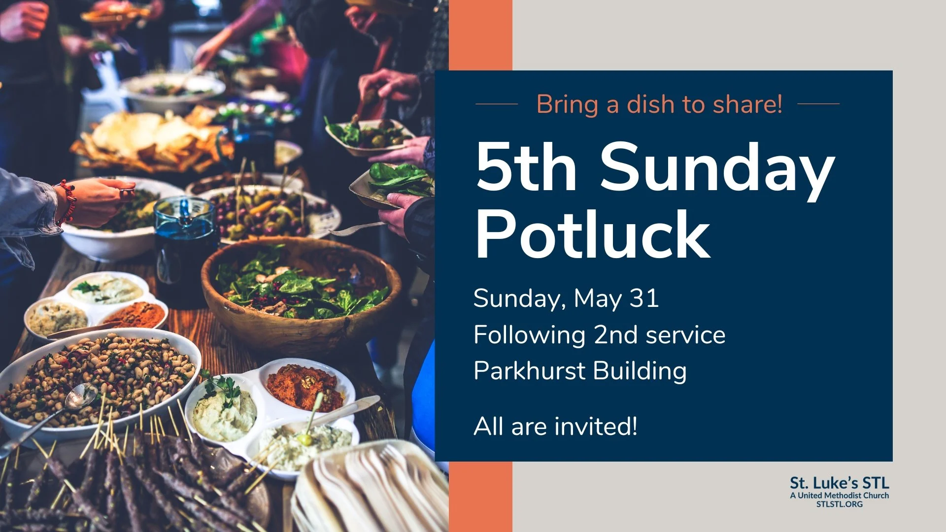5th Sunday Potluck 