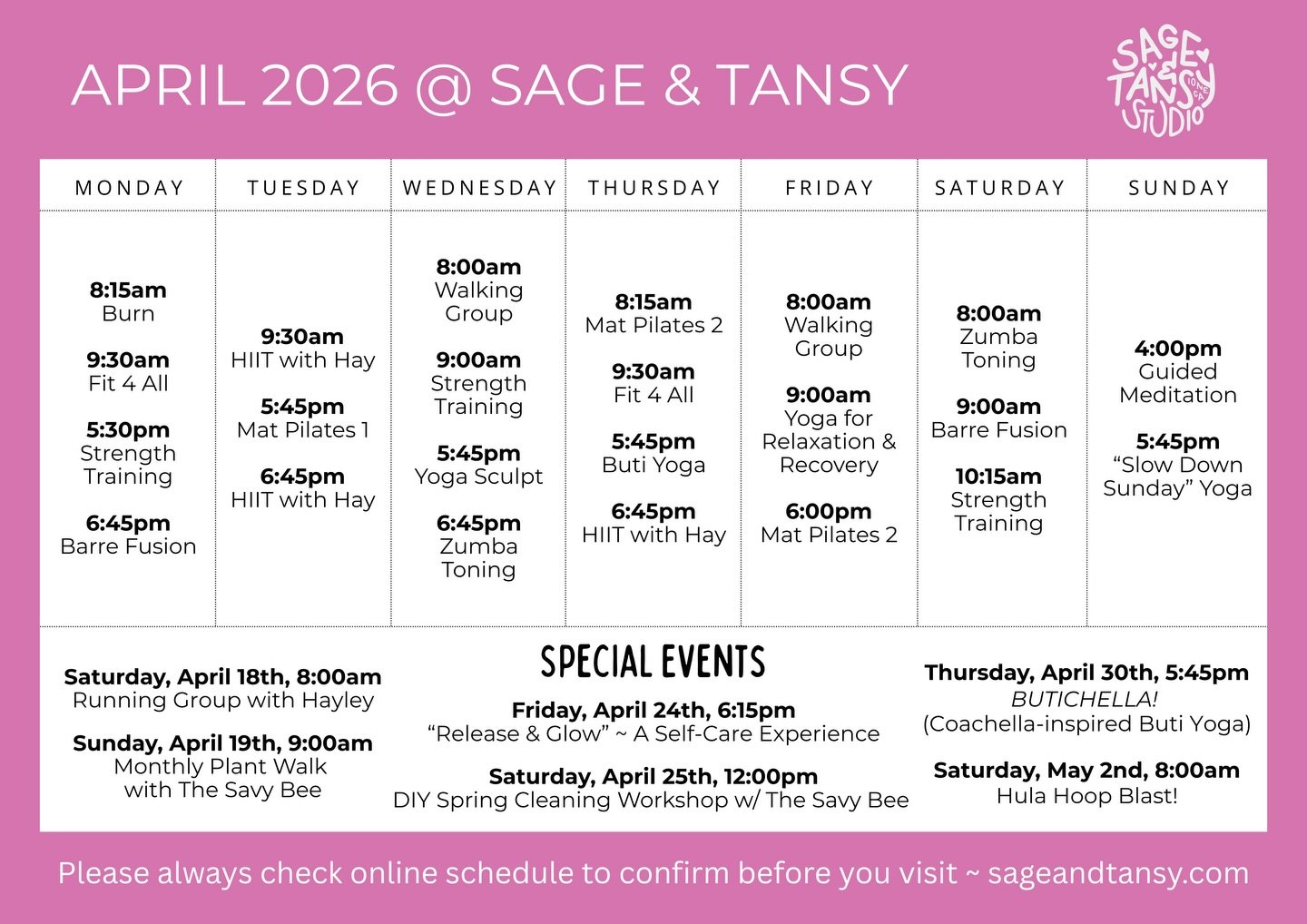 We would love to see you! 🌷
