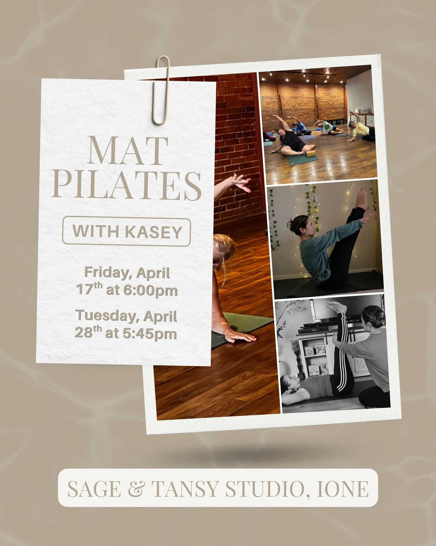 Please help us congratulate Kasey for earning her Classical Mat Pilates instructor certification from @betterdaypilates! 🍋 You&rsquo;re invited to practice with her this month on Friday 4/17 at 6:00pm and Tuesday 4/28 at 5:45pm! ✨ Flow through a ser