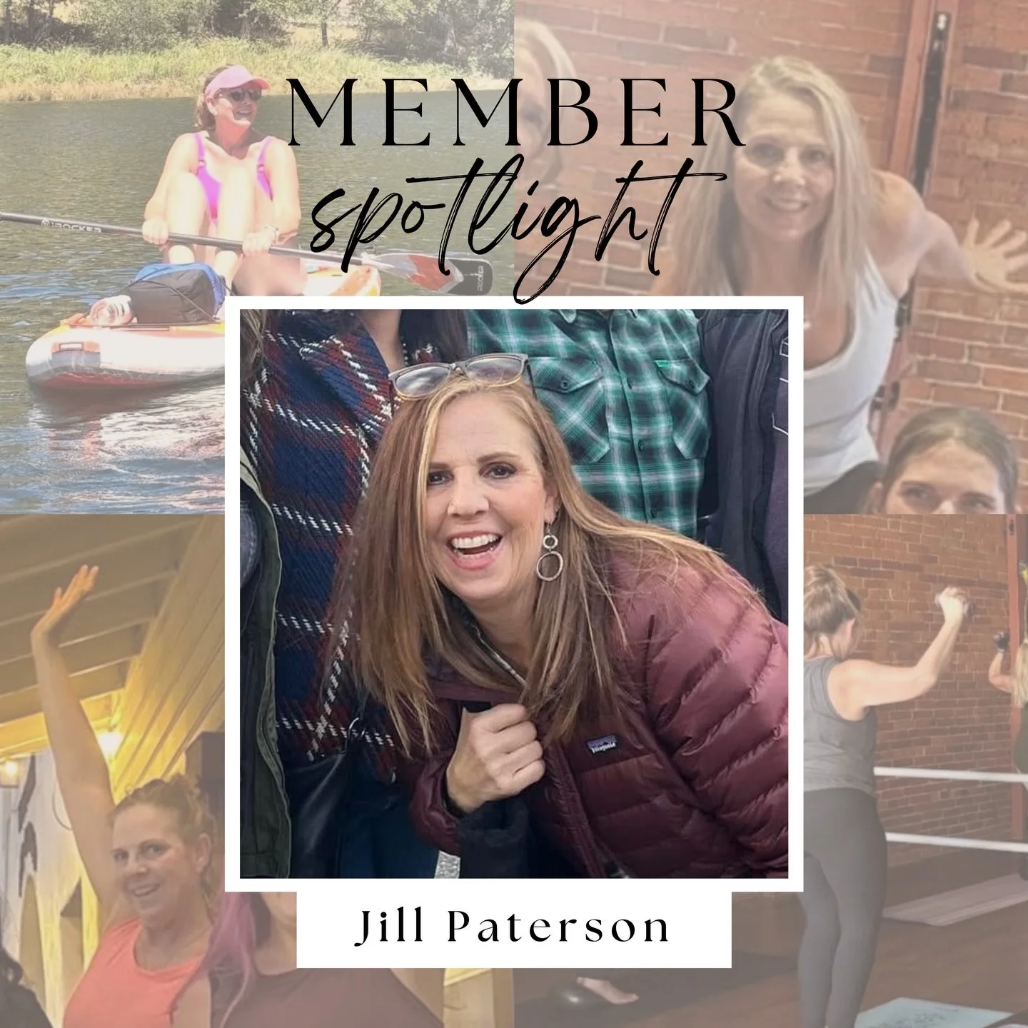 ✨Member Spotlight✨ Meet Jill! Here&rsquo;s what Jill has to say about S&amp;T: &ldquo;Sage &amp; Tansy Studio is a hidden gem in the community!&nbsp; They offer an amazing mix of classes &mdash; everything from slow, mindful movement to high‑intensit
