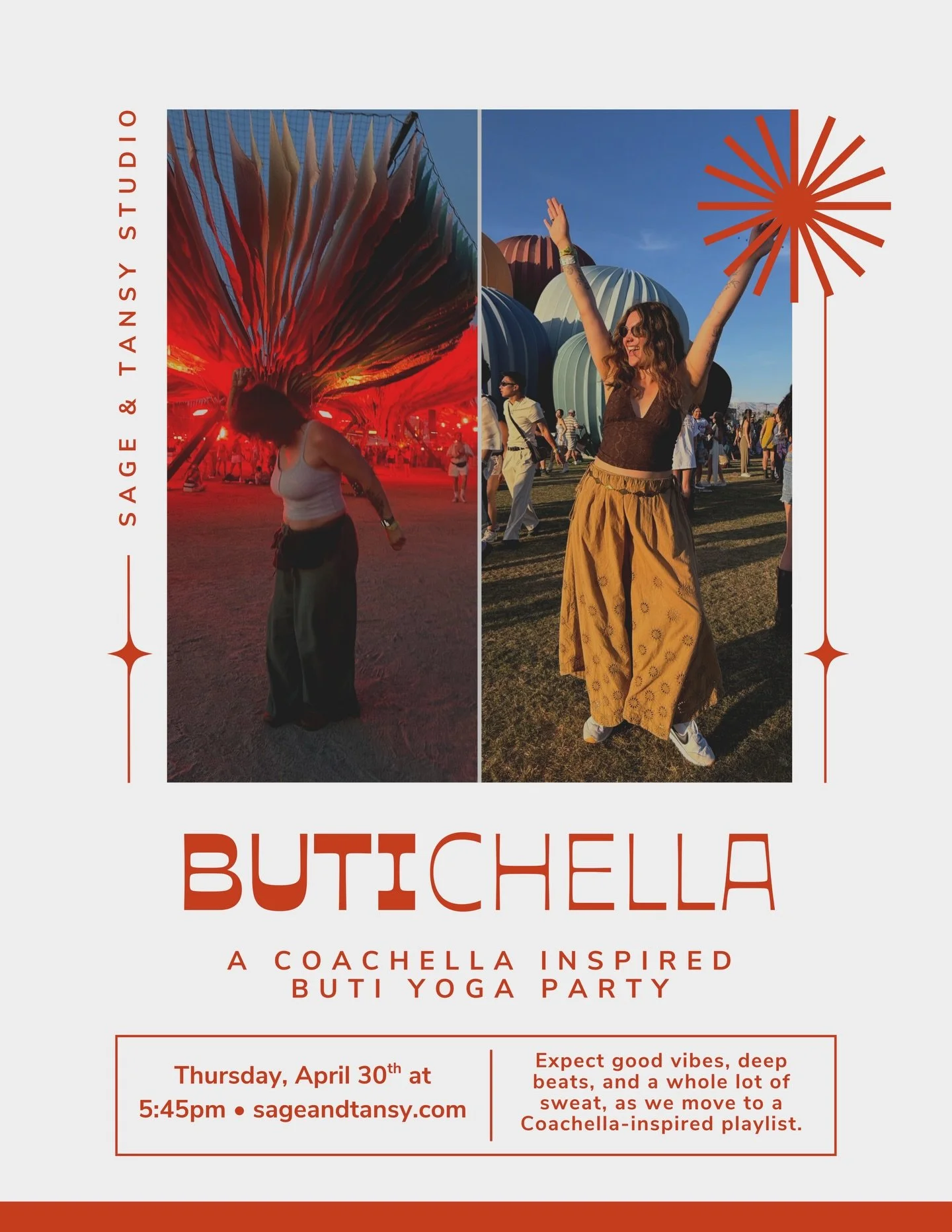 We&rsquo;re bringing a little slice of Coachella magic to lone! ✨🌵 Pull up for a high-energy Buti Yoga flow designed to lift your mood and get you out of your head and into your body. Expect good vibes, deep beats, and a whole lot of sweat, as we mo
