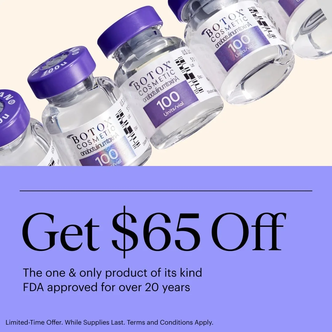 Get $65 off your first BOTOX&reg; Cosmetic treatment. 💉Once you add it to your Allē wallet, it stays in your wallet for 60 days, just in time for the holidays. 😉 Claim your offer now. Link in bio.

BOTOX&reg; Cosmetic is FDA approved to temporarily