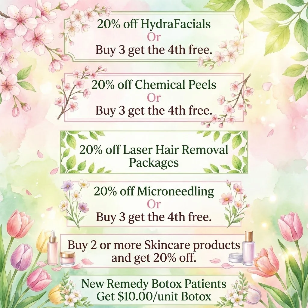 Spring Specials At Remedy+