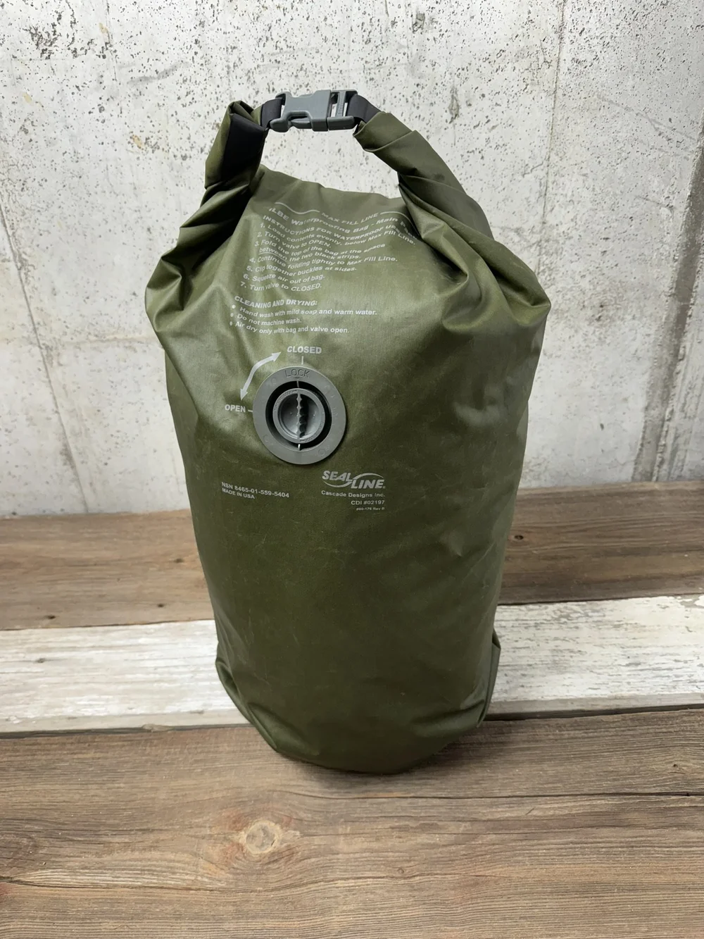 Usmc Ilbe Sealline Mac Sack Usmc Dry Bag GI USMC SEAL LINE
