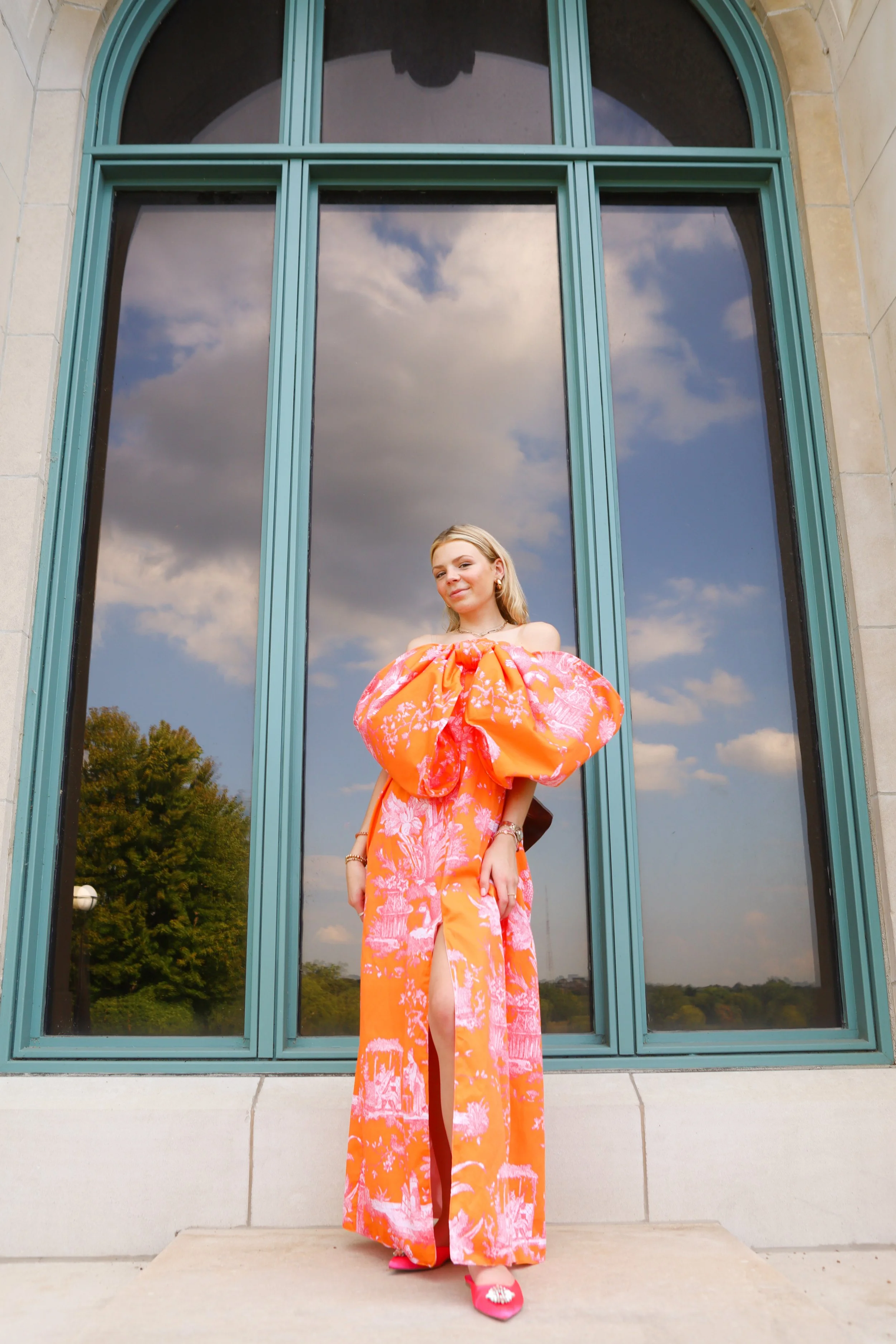 Wearing Elsi Marie for senior pictures
