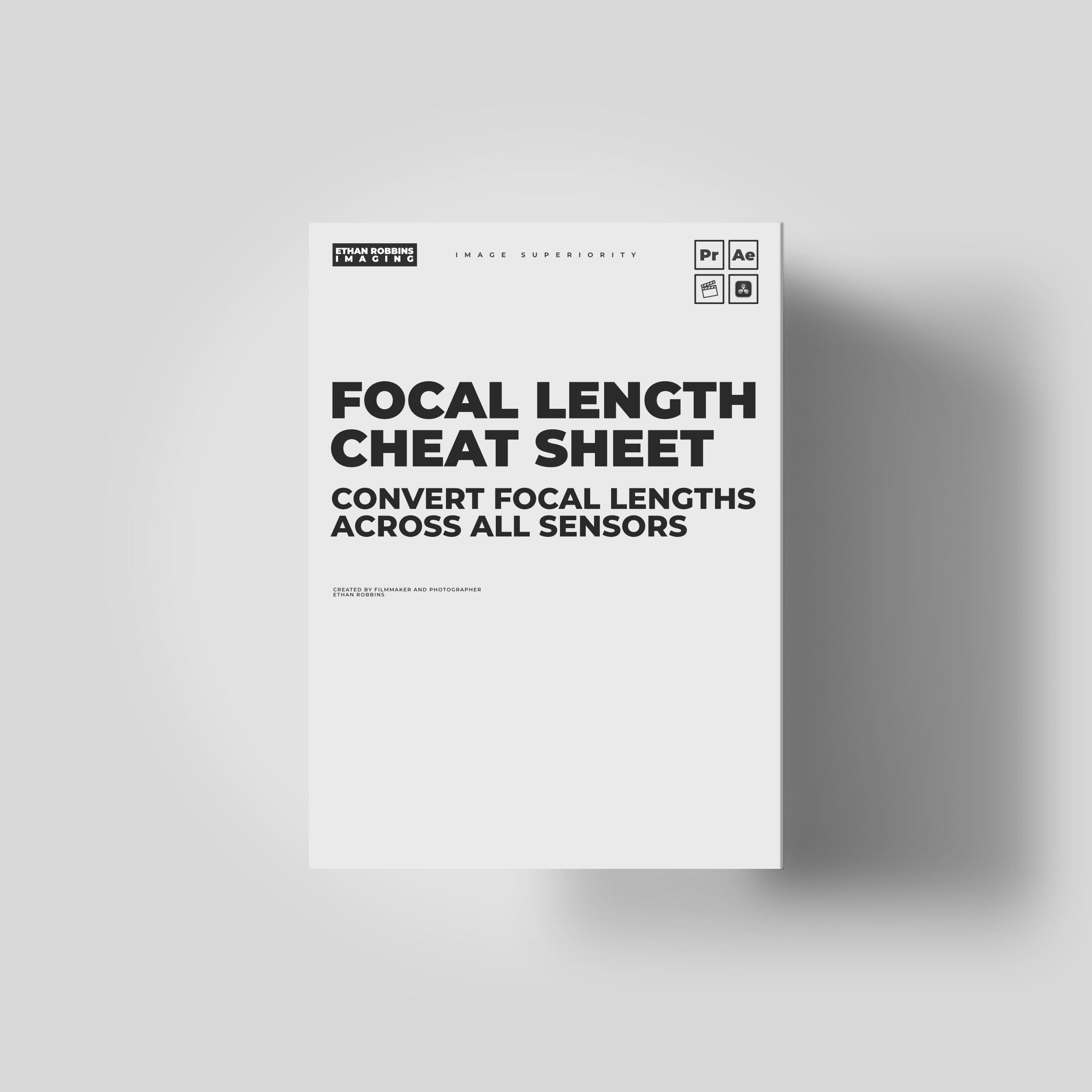 Focal Length Cheat Sheet (APSC)