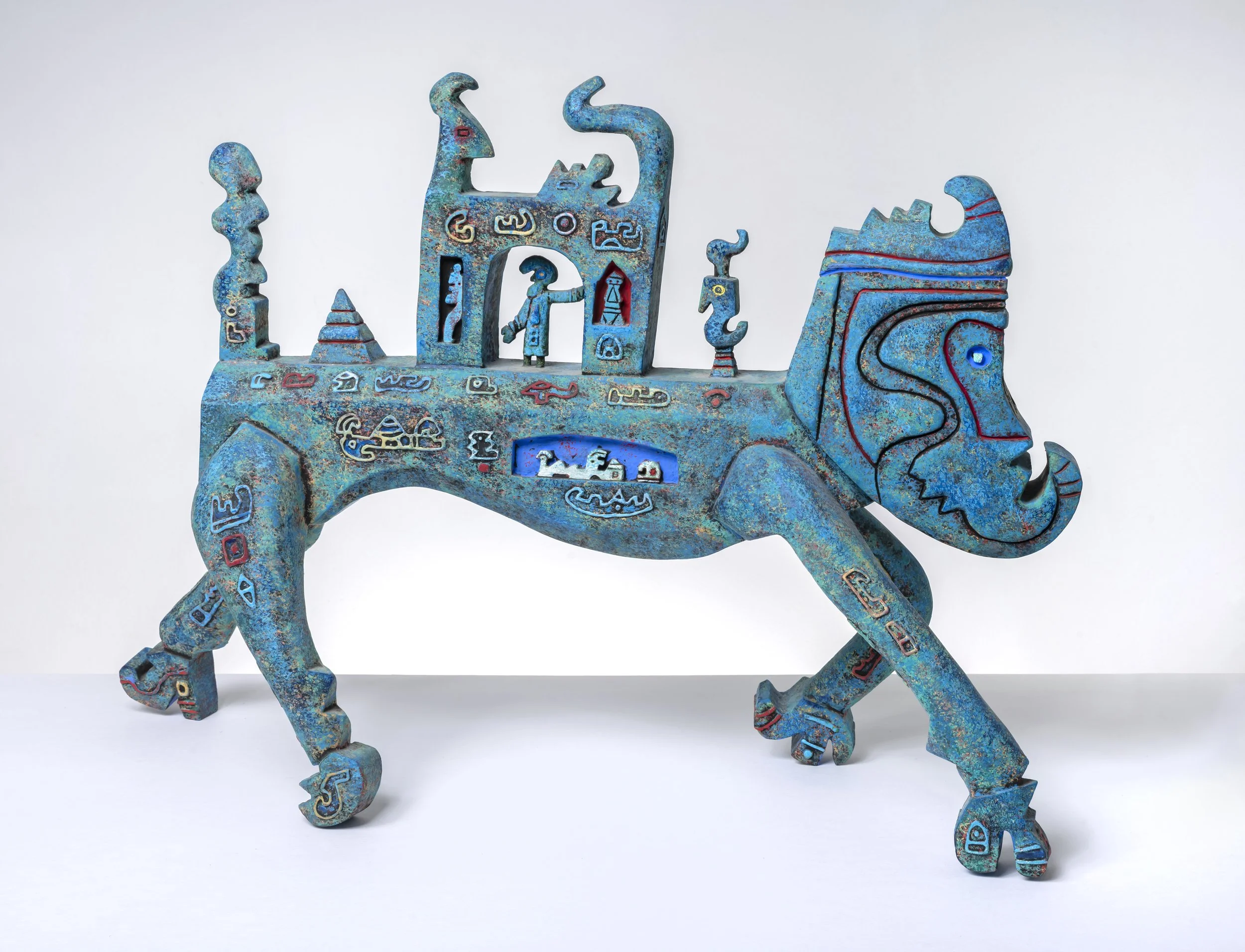Untitled, c. 1991,
mixed media,
17 1/2 x 26 inches; 44.5 x 66 centimeters,
LSFA# 14618