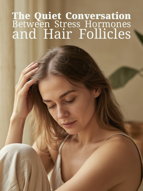 The Quiet Conversation Between Stress Hormones and Hair Follicles