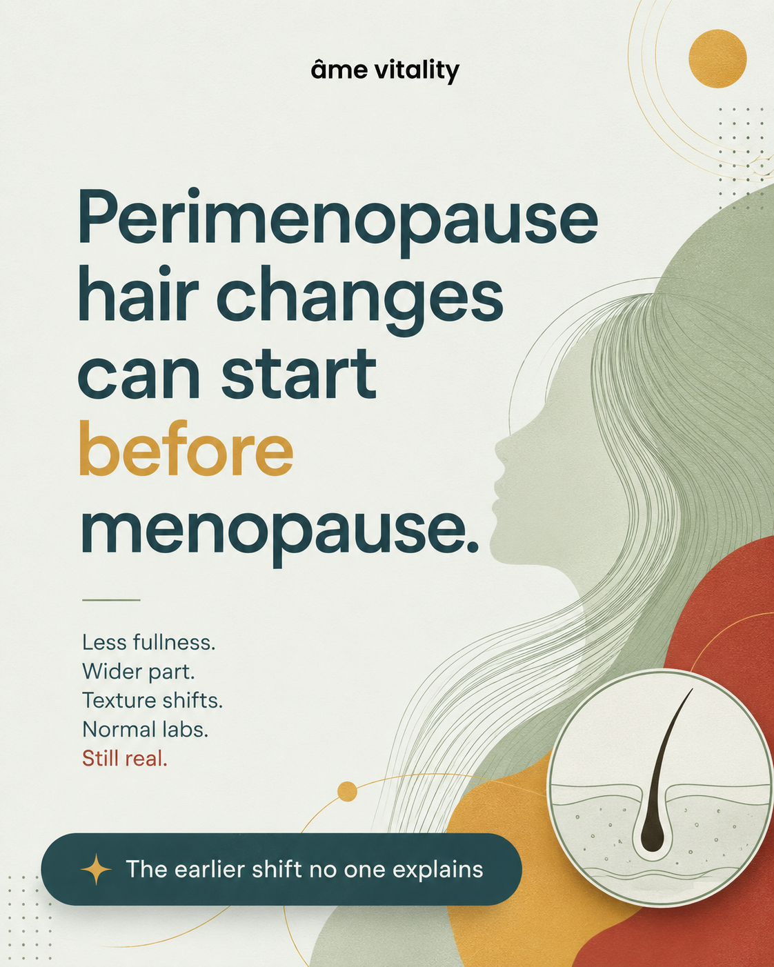 Perimenopause Hair Loss: Why Thinning Can Start Before Menopause