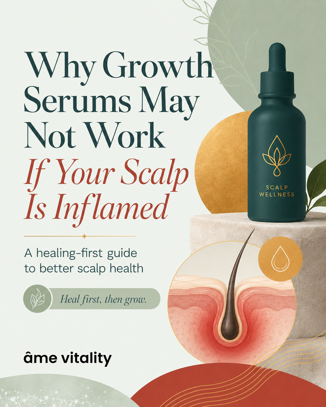 Why Growth Serums May Not Work If Your Scalp Is Inflamed – A Holistic Guide