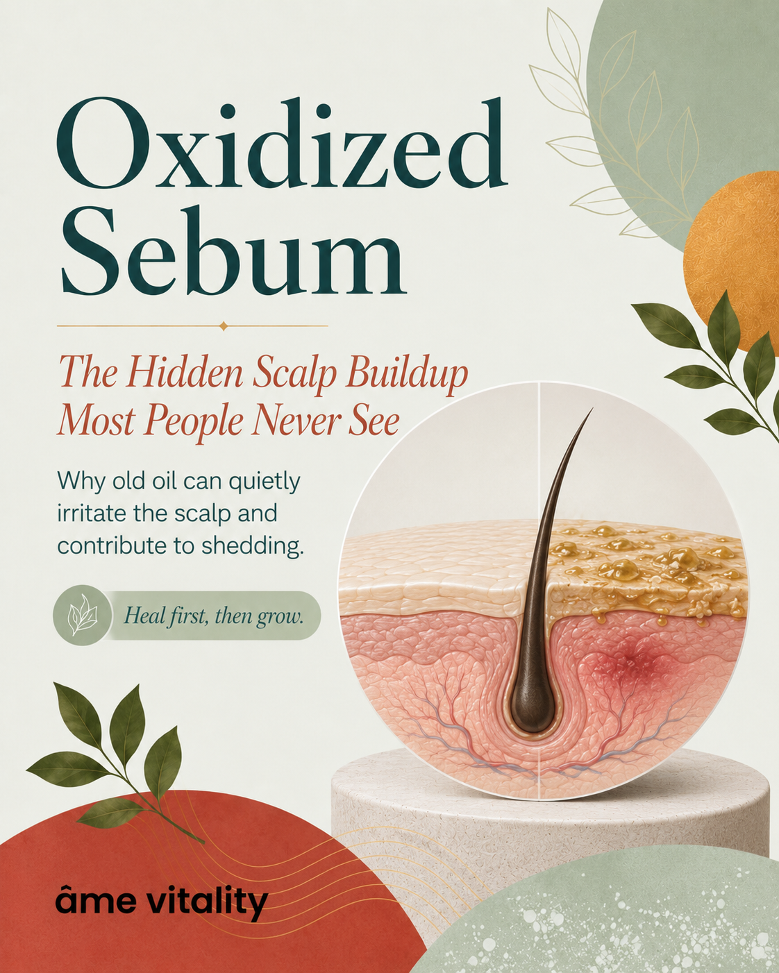 Oxidized Sebum: The Hidden Scalp Buildup Most People Never See