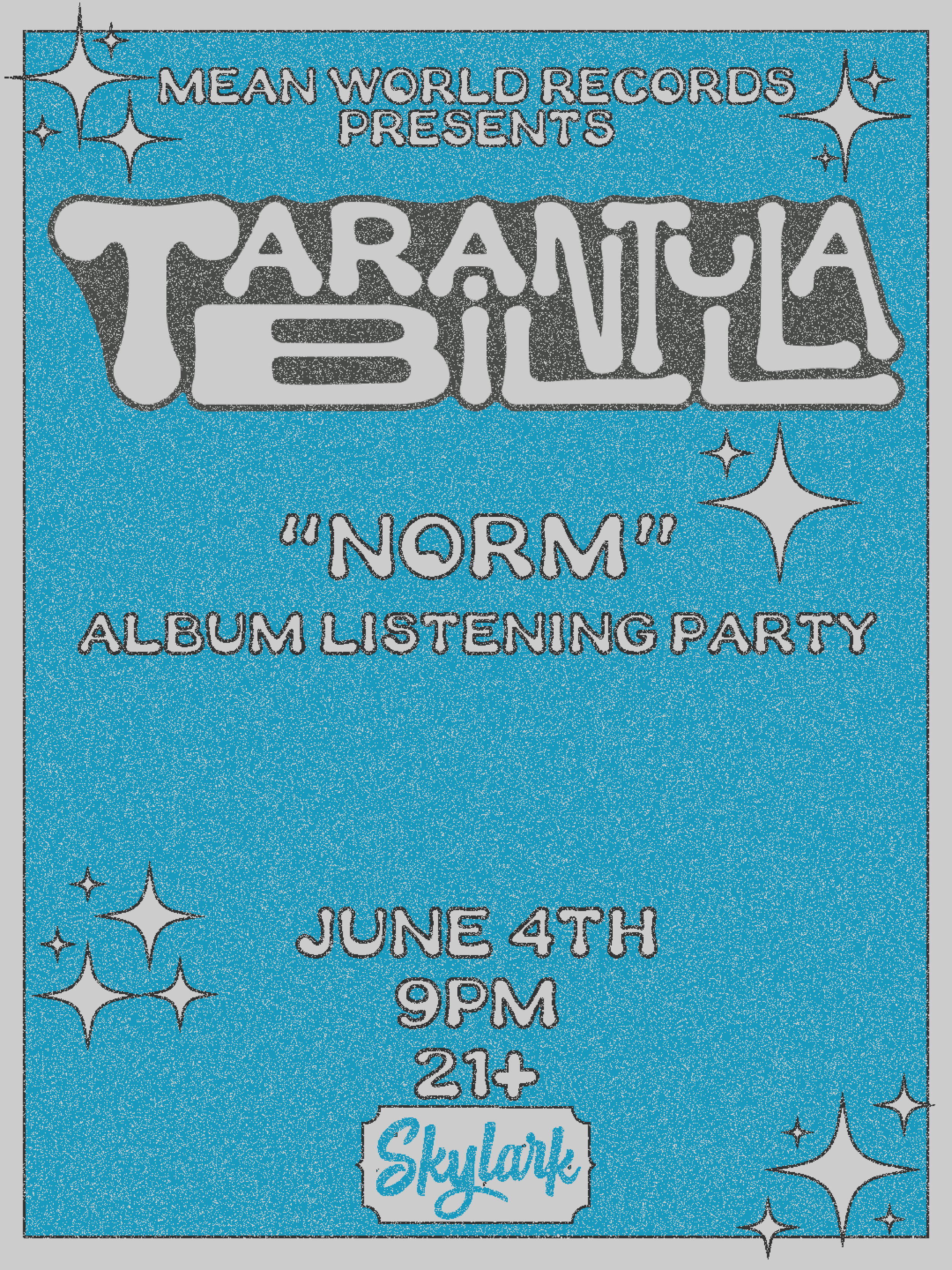 TARANTULA BILL ALBUM LISTENING PARTY