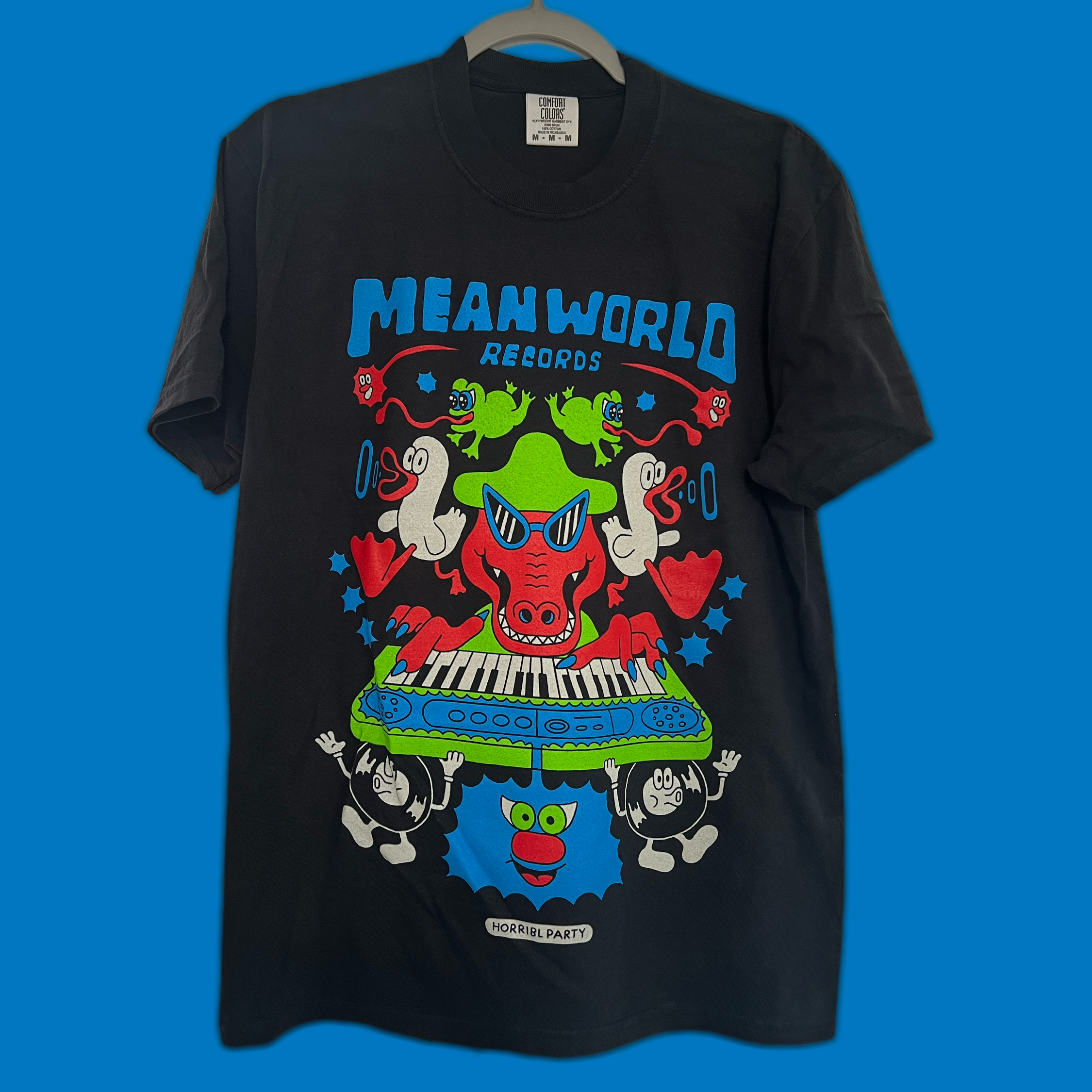 Mean World Records x HorriblParty T-Shirt Collab