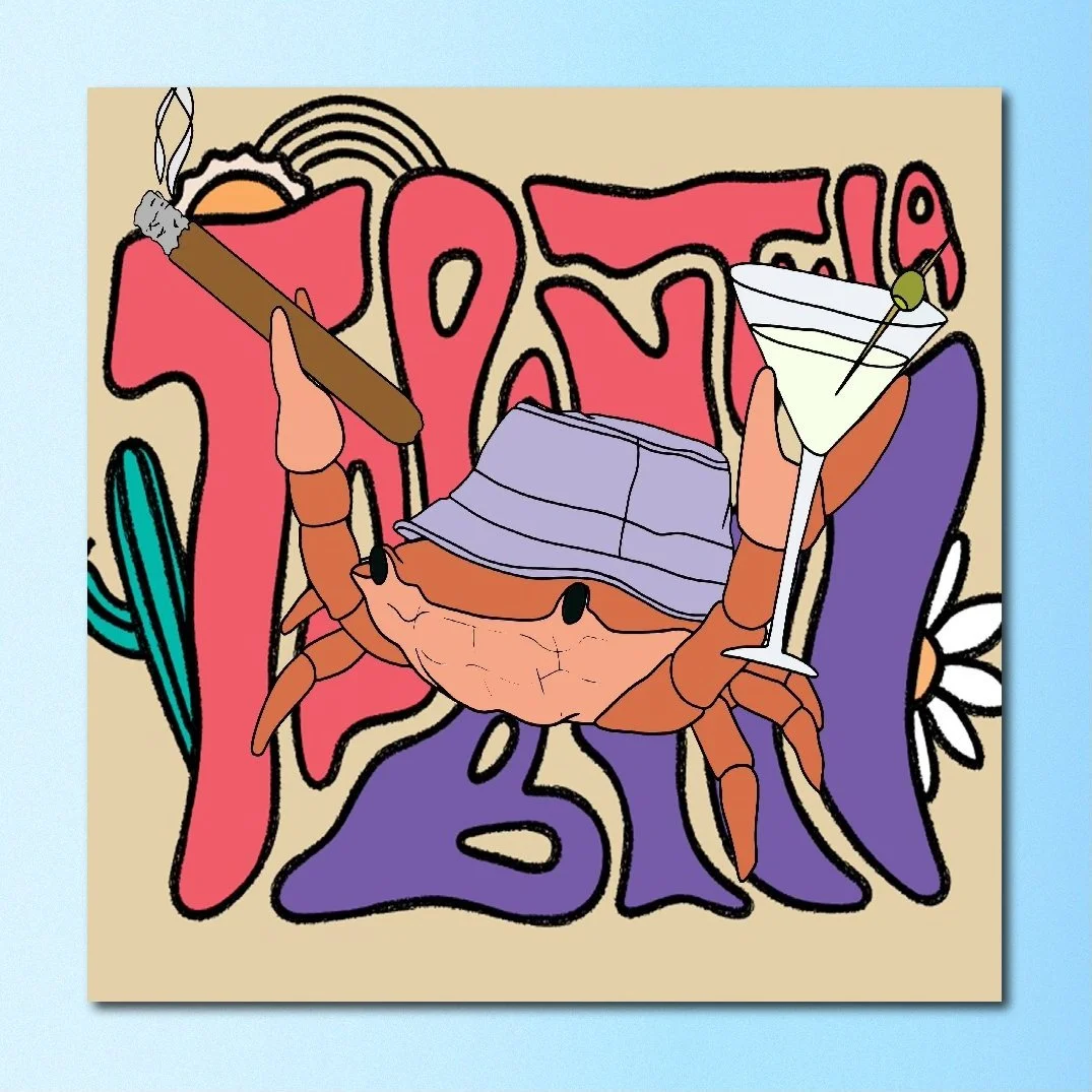TARANTULA BILL CROONER CRAB STICKER PACK