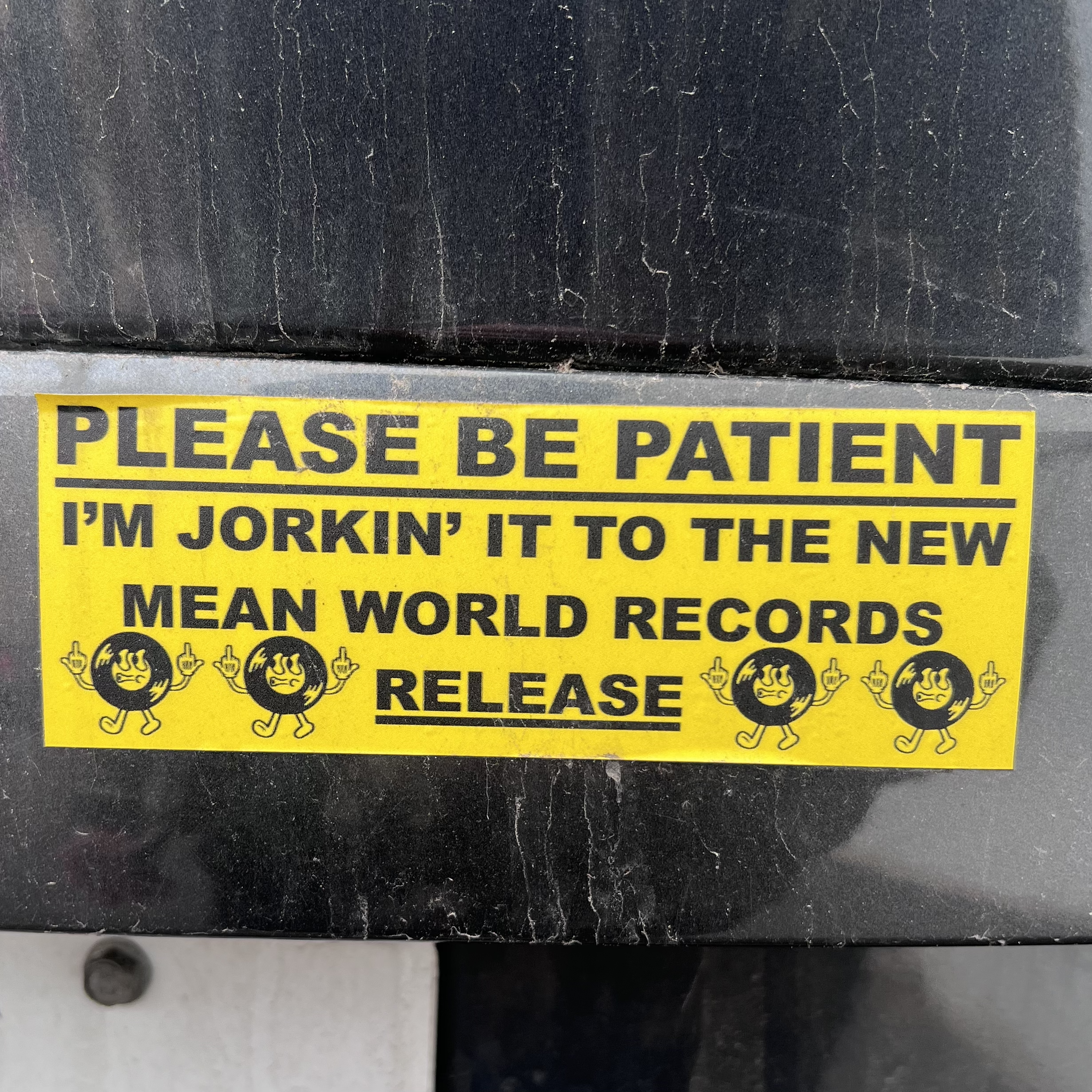 "JORKIN' IT" BUMPER STICKER