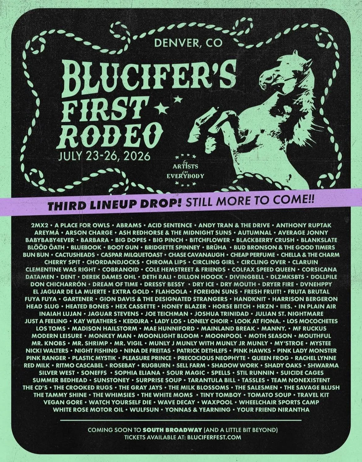 Blucifer's First Rodeo