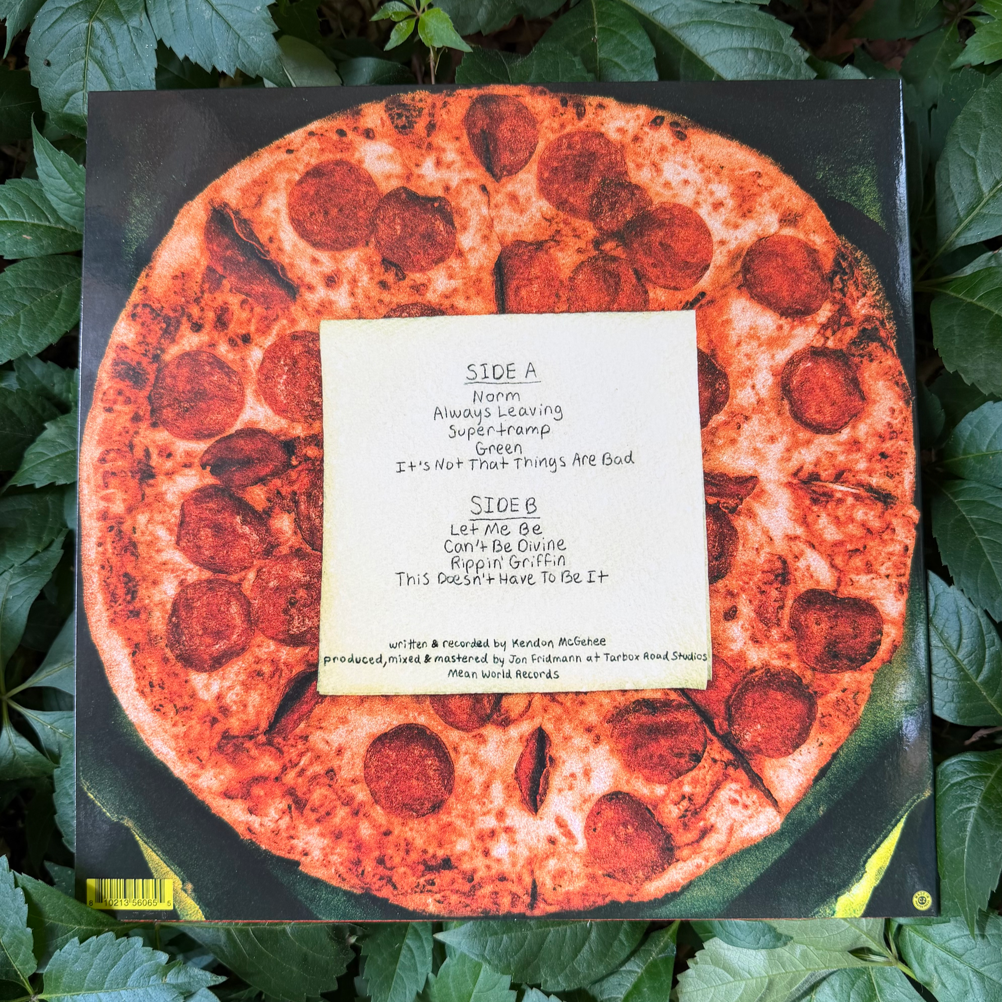 Tarantula Bill - "NORM" Vinyl - Back
