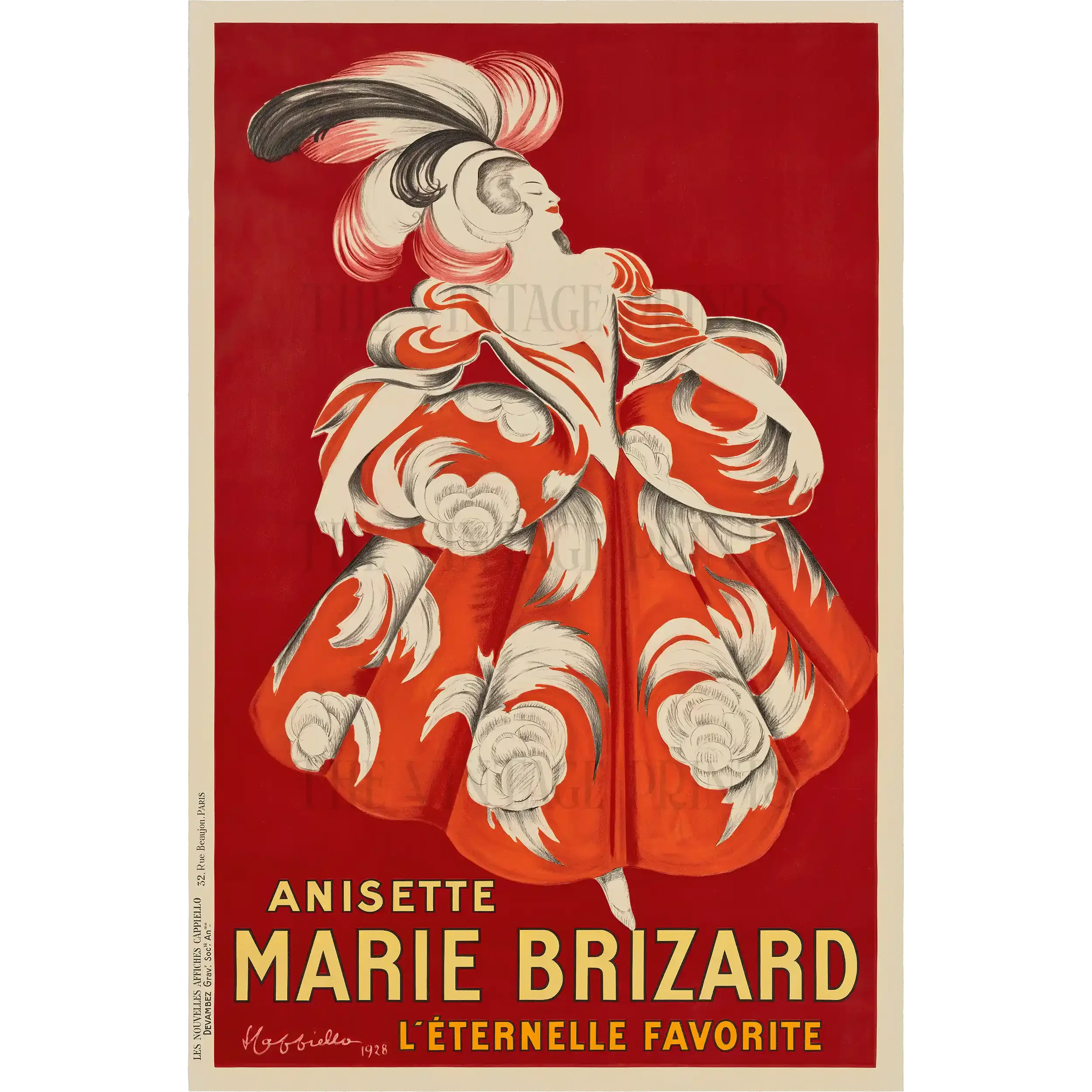 Anisette Marie Brizard, 1928