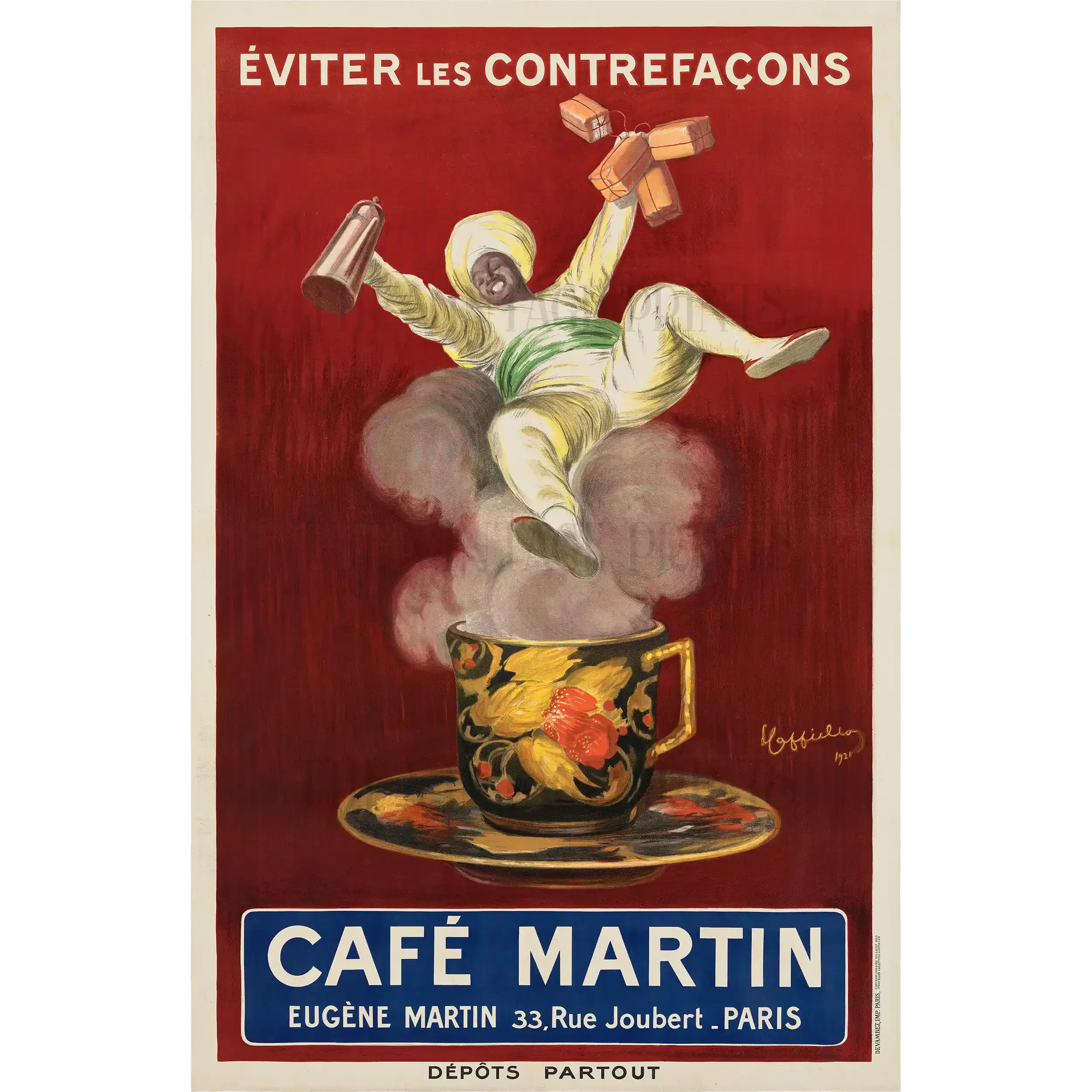 Cafe Martin, 1921