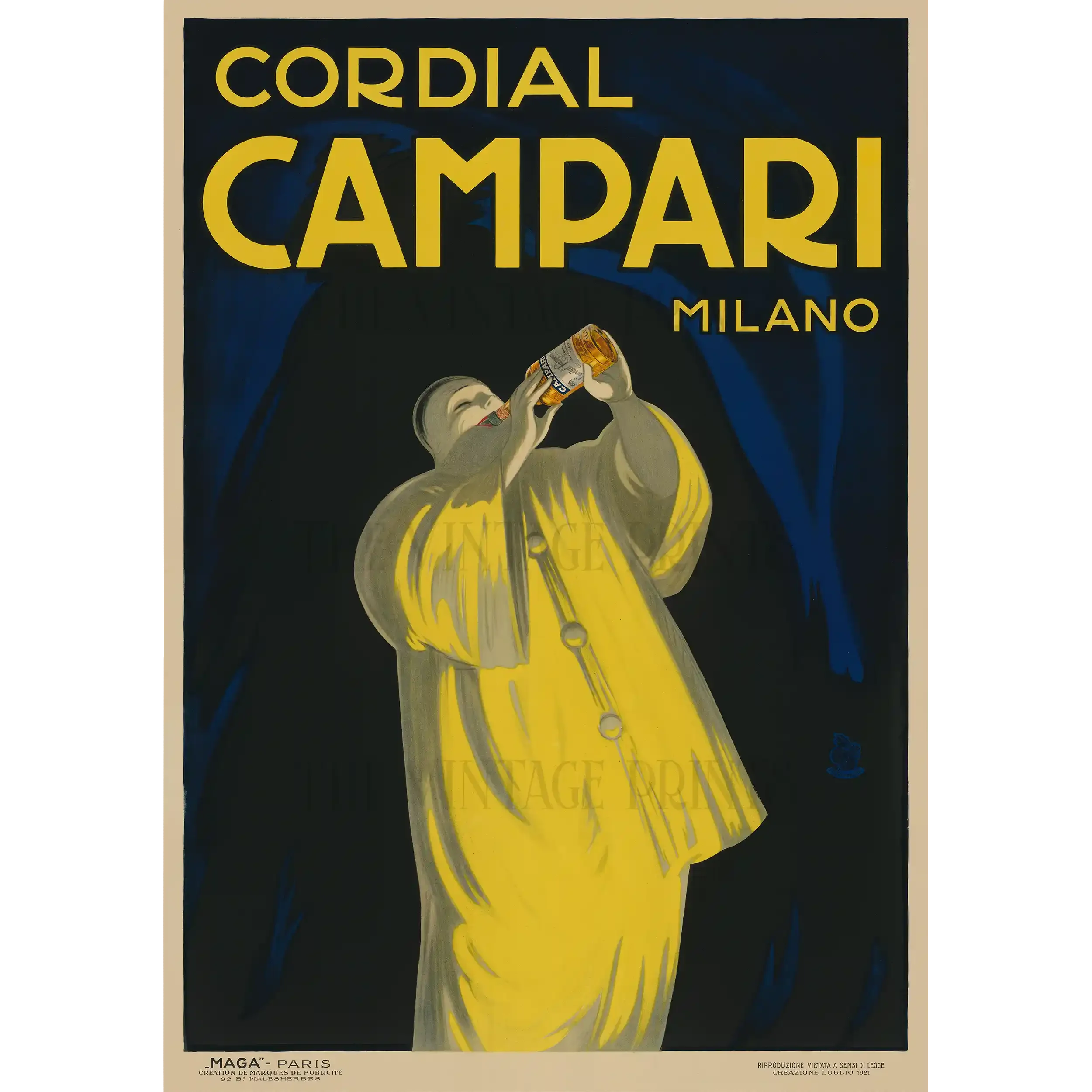 Campari Cordial, Pierrot, 1921