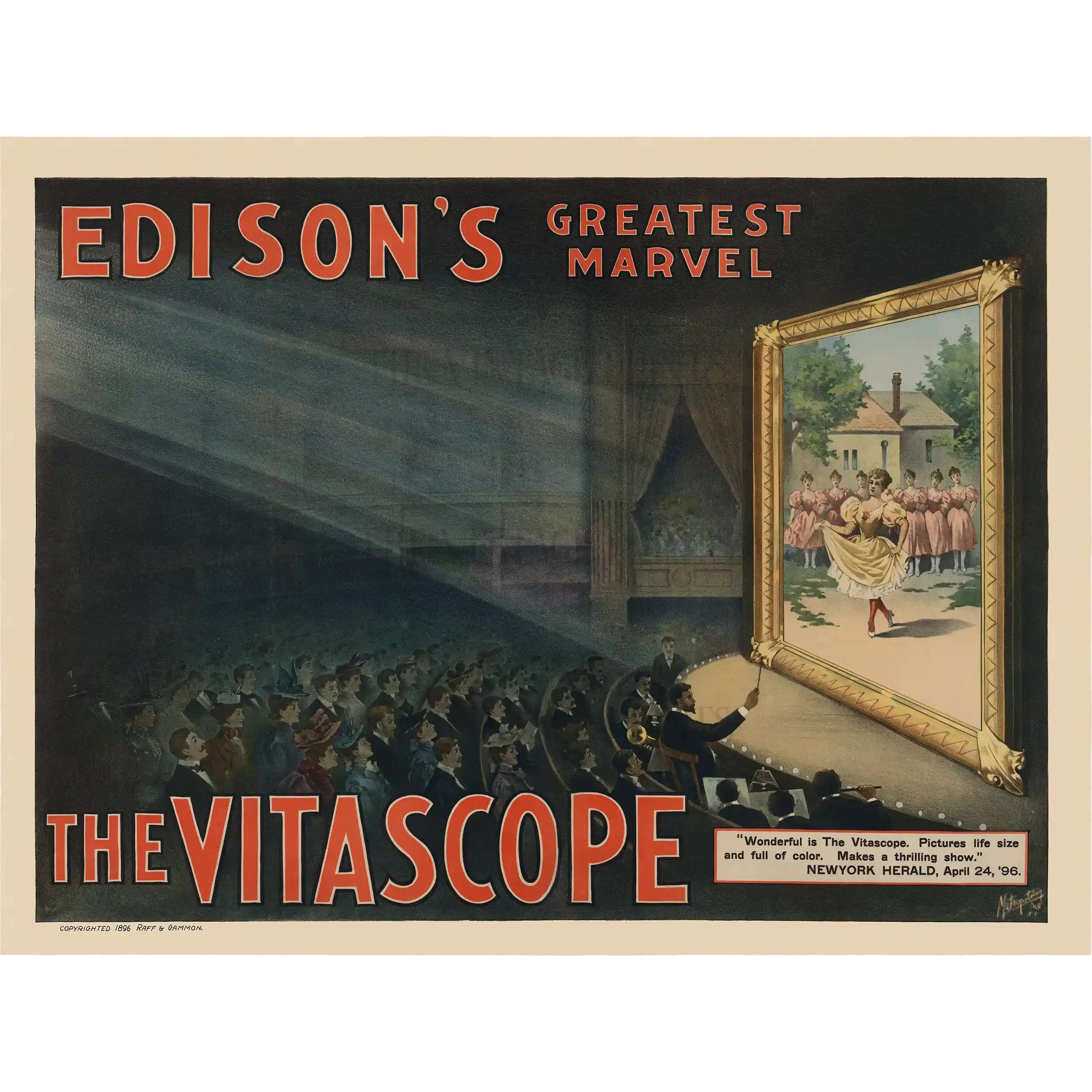 The Vitascope, 1896